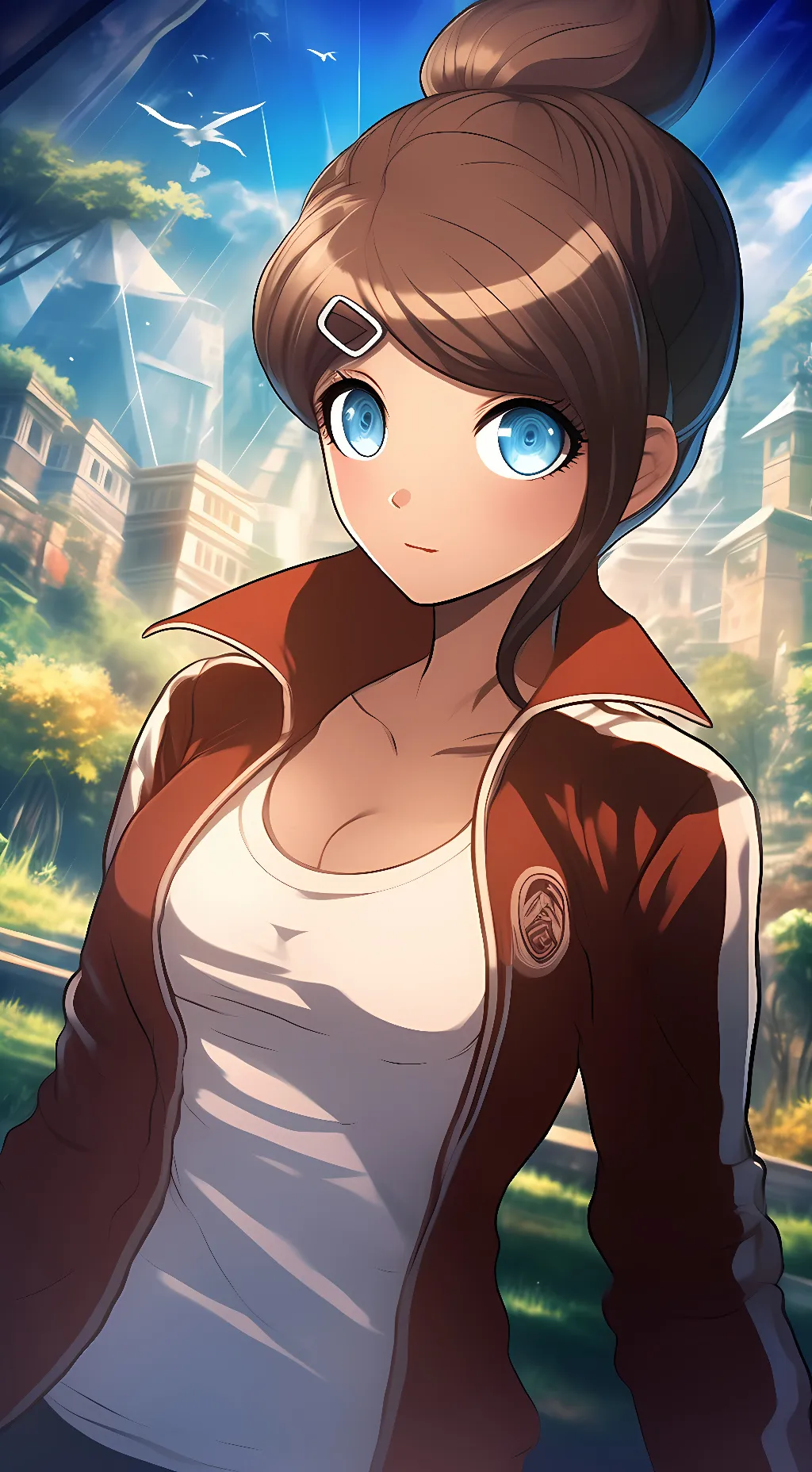 ai character: Aoi Asahina background