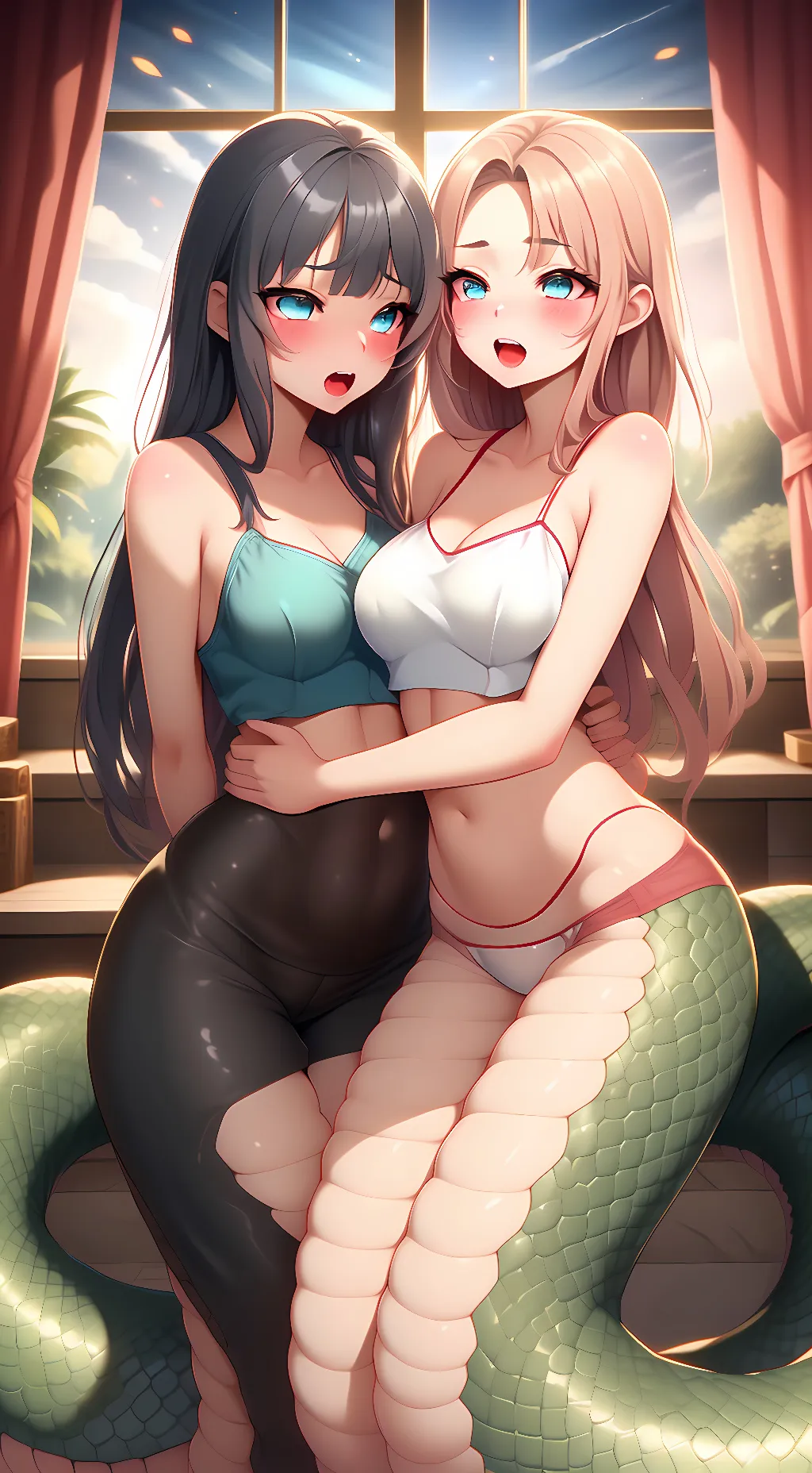 ai character: Seraphina&Lamiarya background