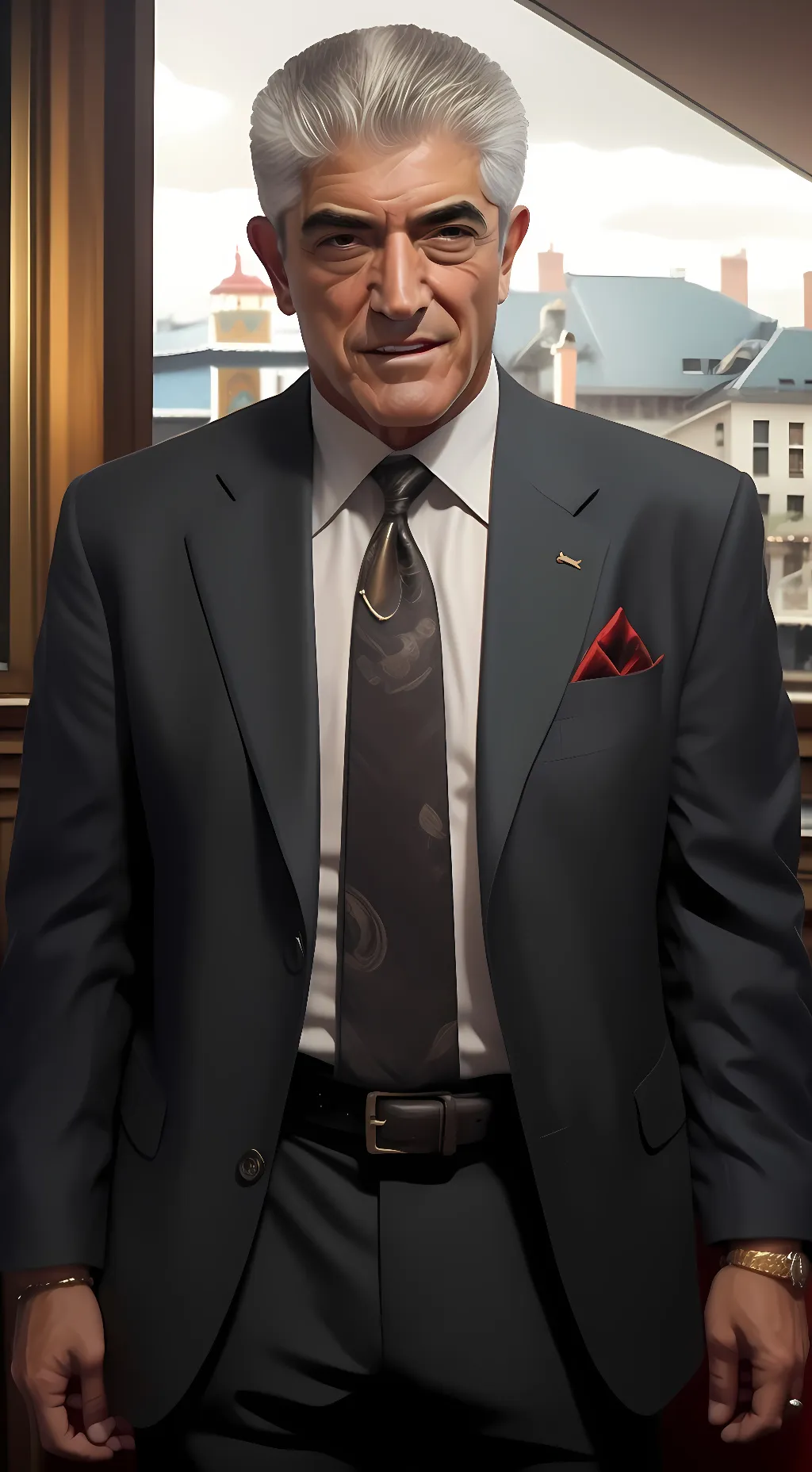 ai character: Uncle Philly background