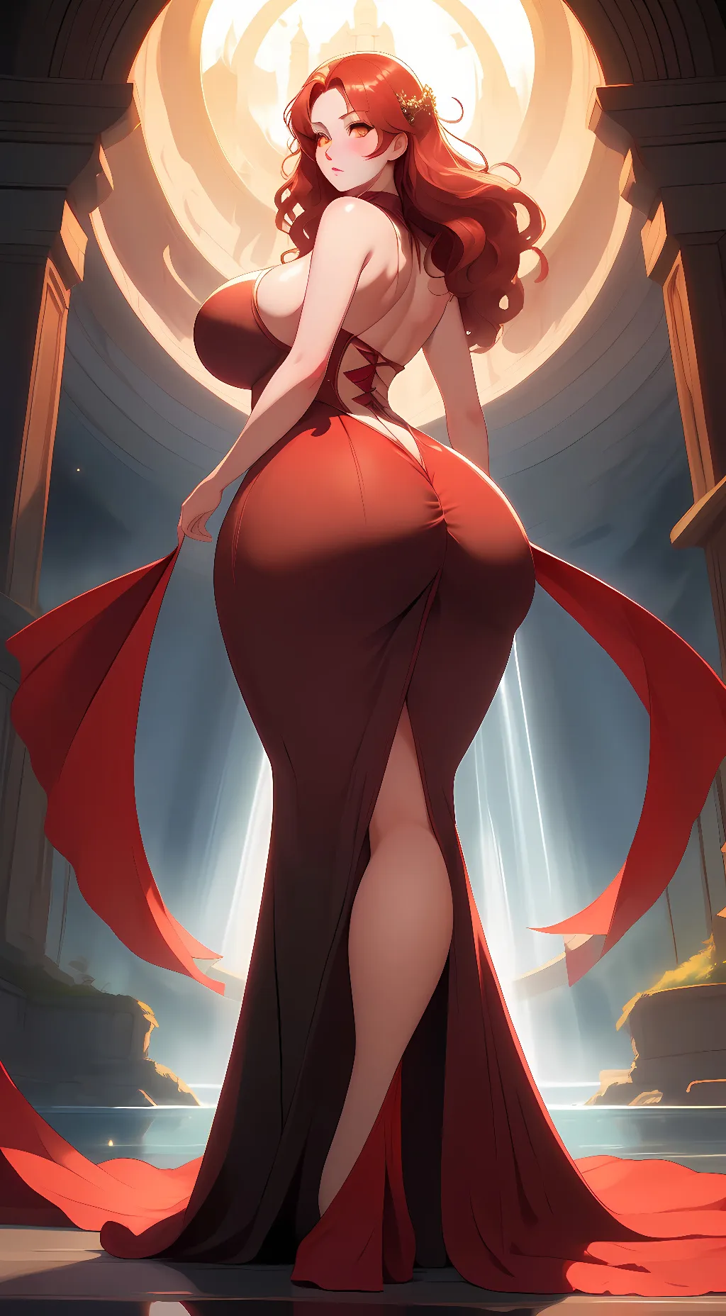 ai character: Rose background