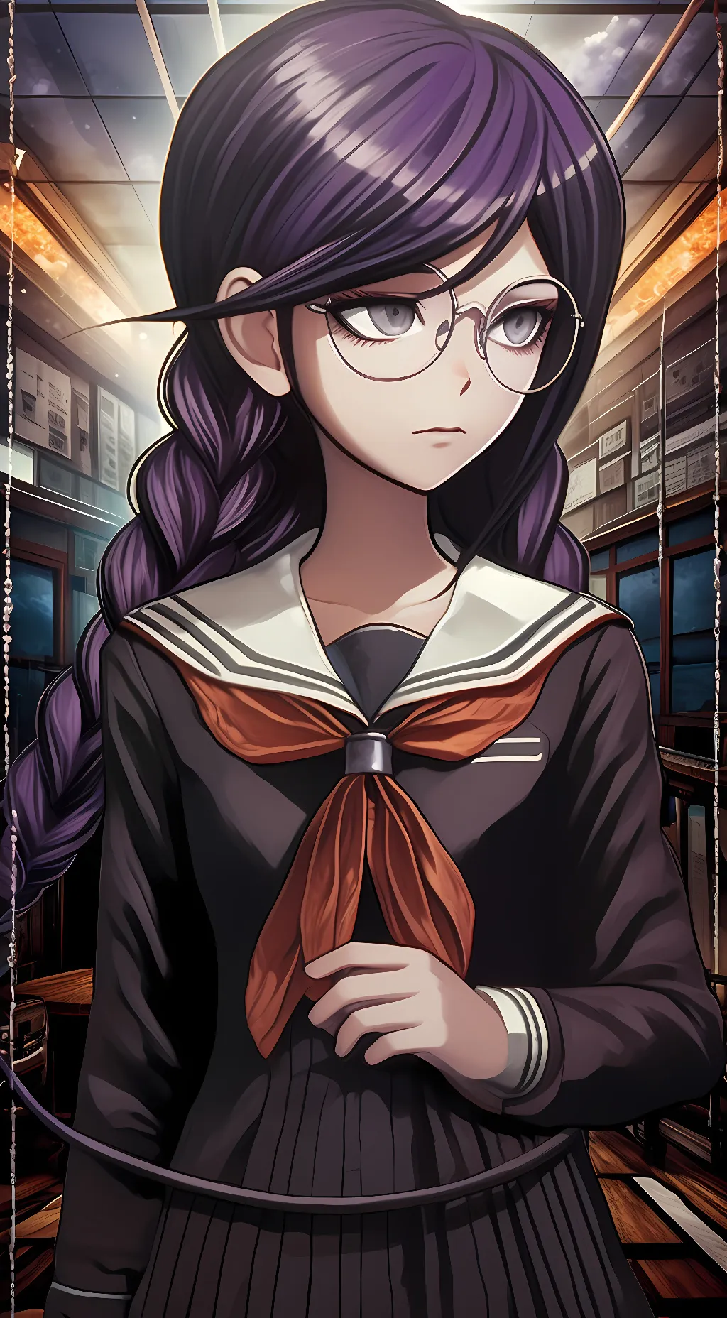 ai character: Toko Fukawa background