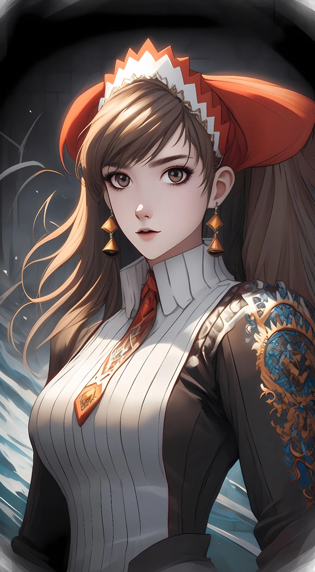 ai character: Alicia Melchiott background