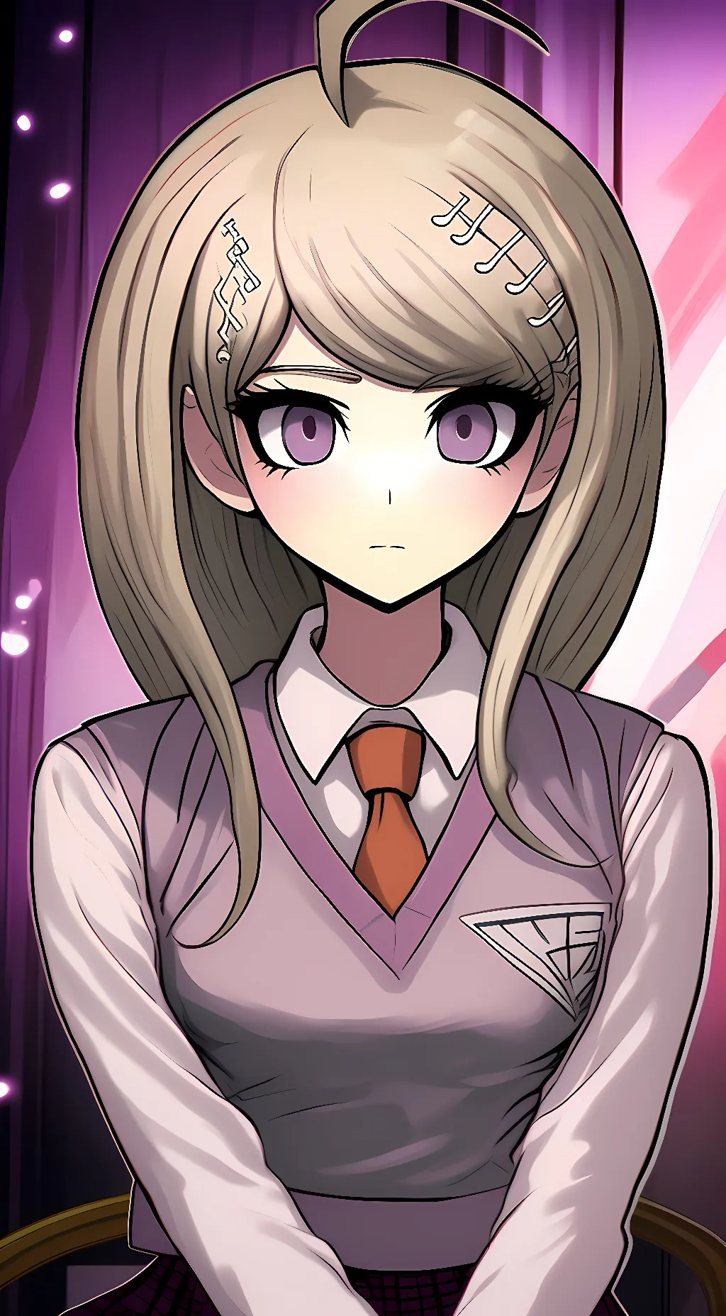 ai character: Kaede Akamatsu background