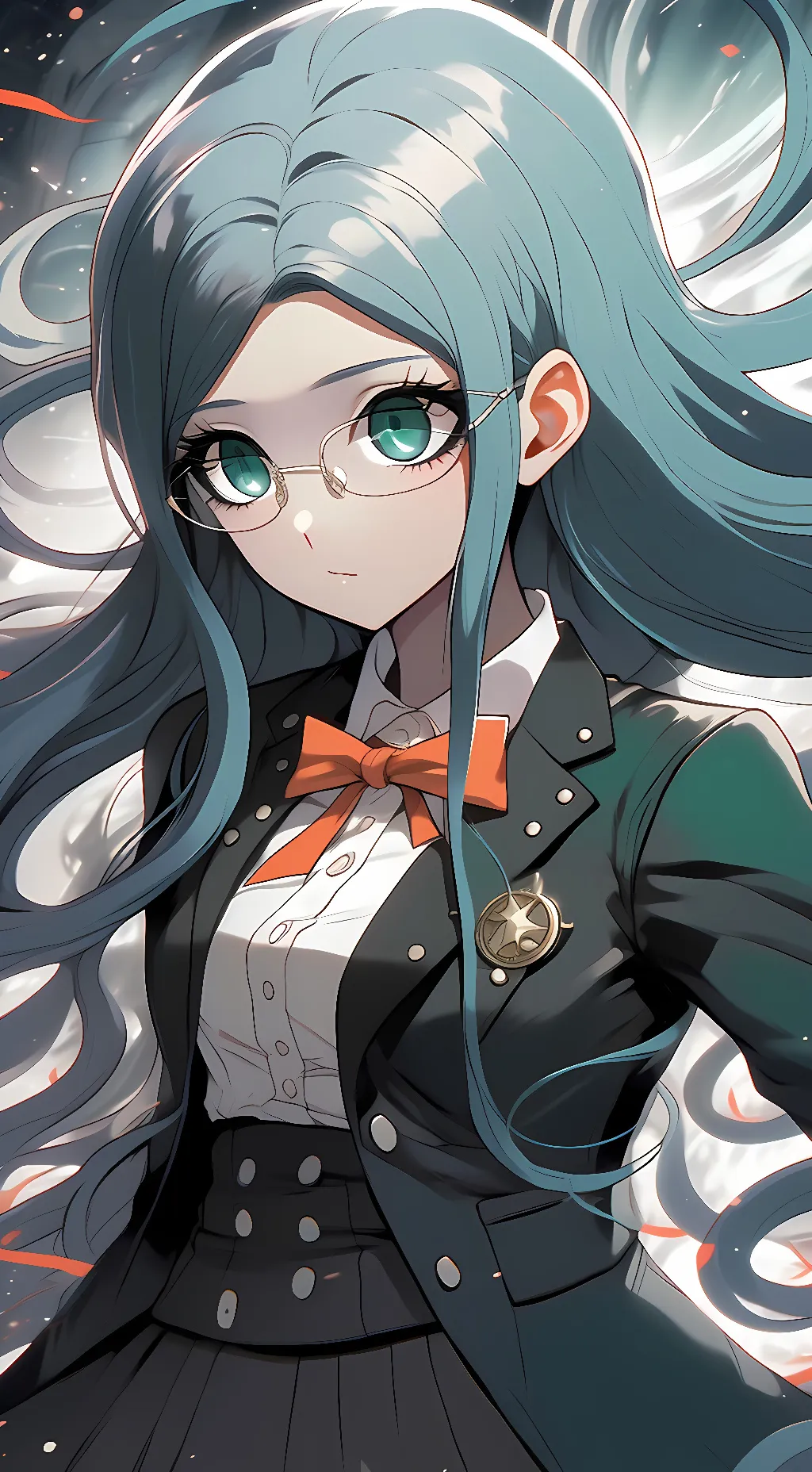 ai character: Tsumugi Shirogane background