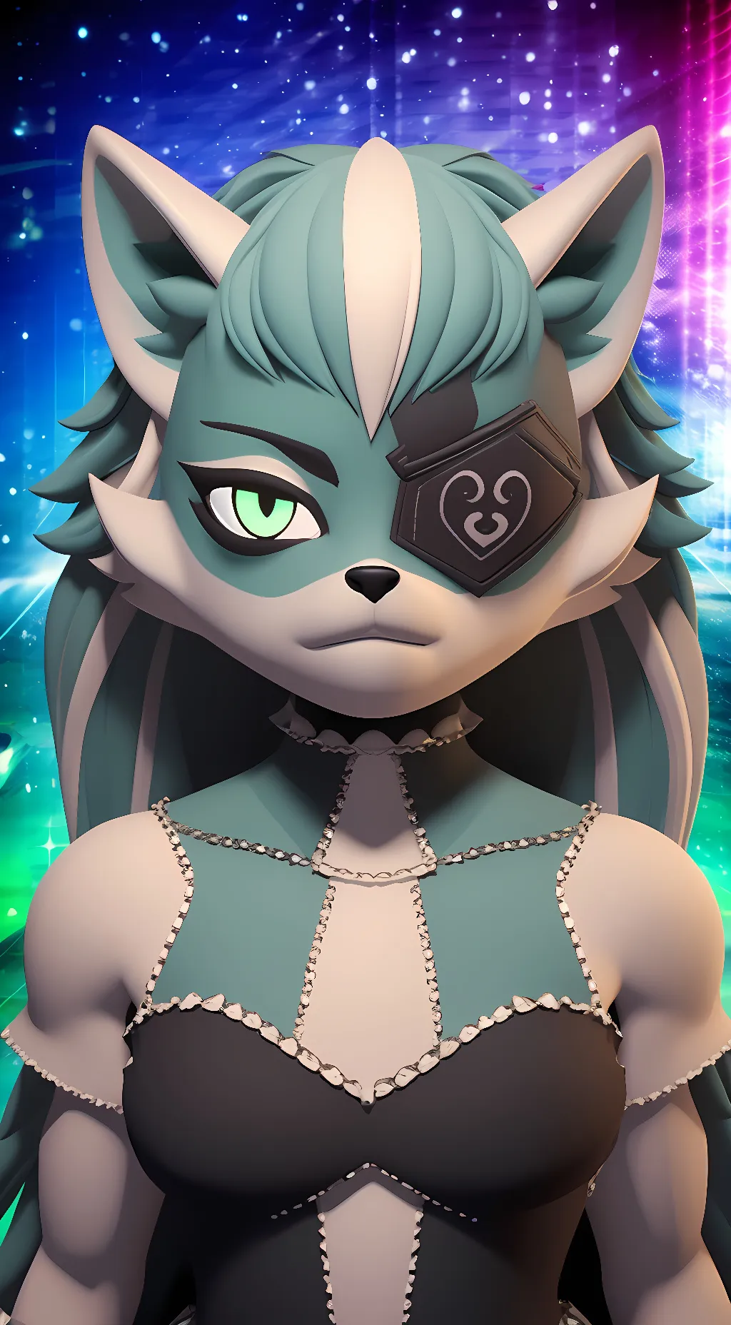 ai character: Ari the wolf  background