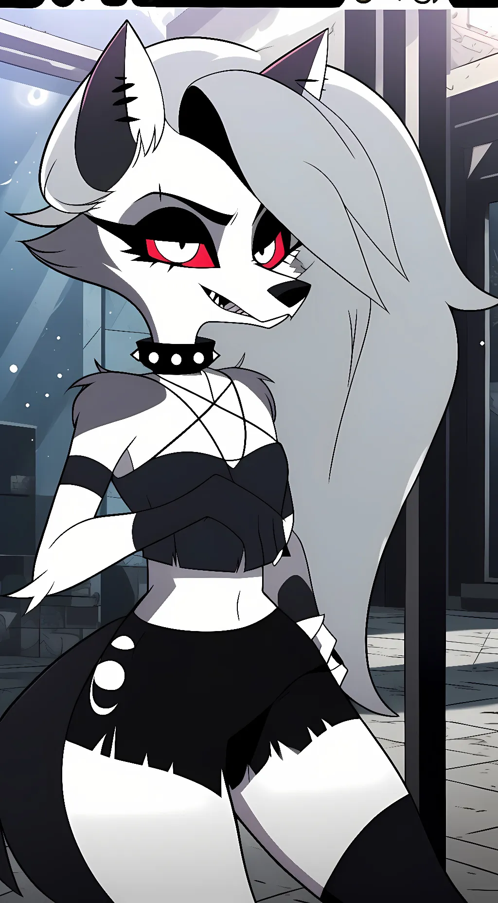 ai character: Loona Tsukigaru background