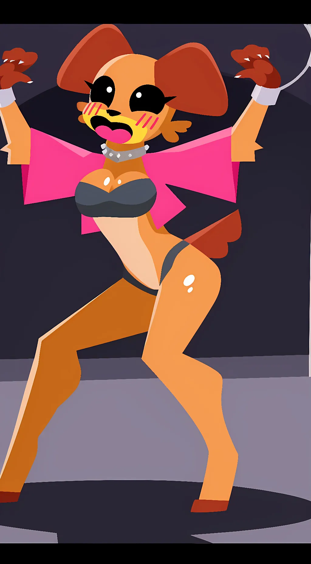 ai character: DogDay(girl) background