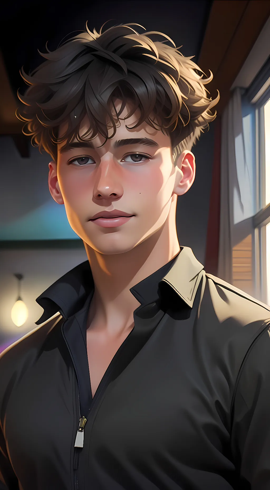 ai character: Kevin  background