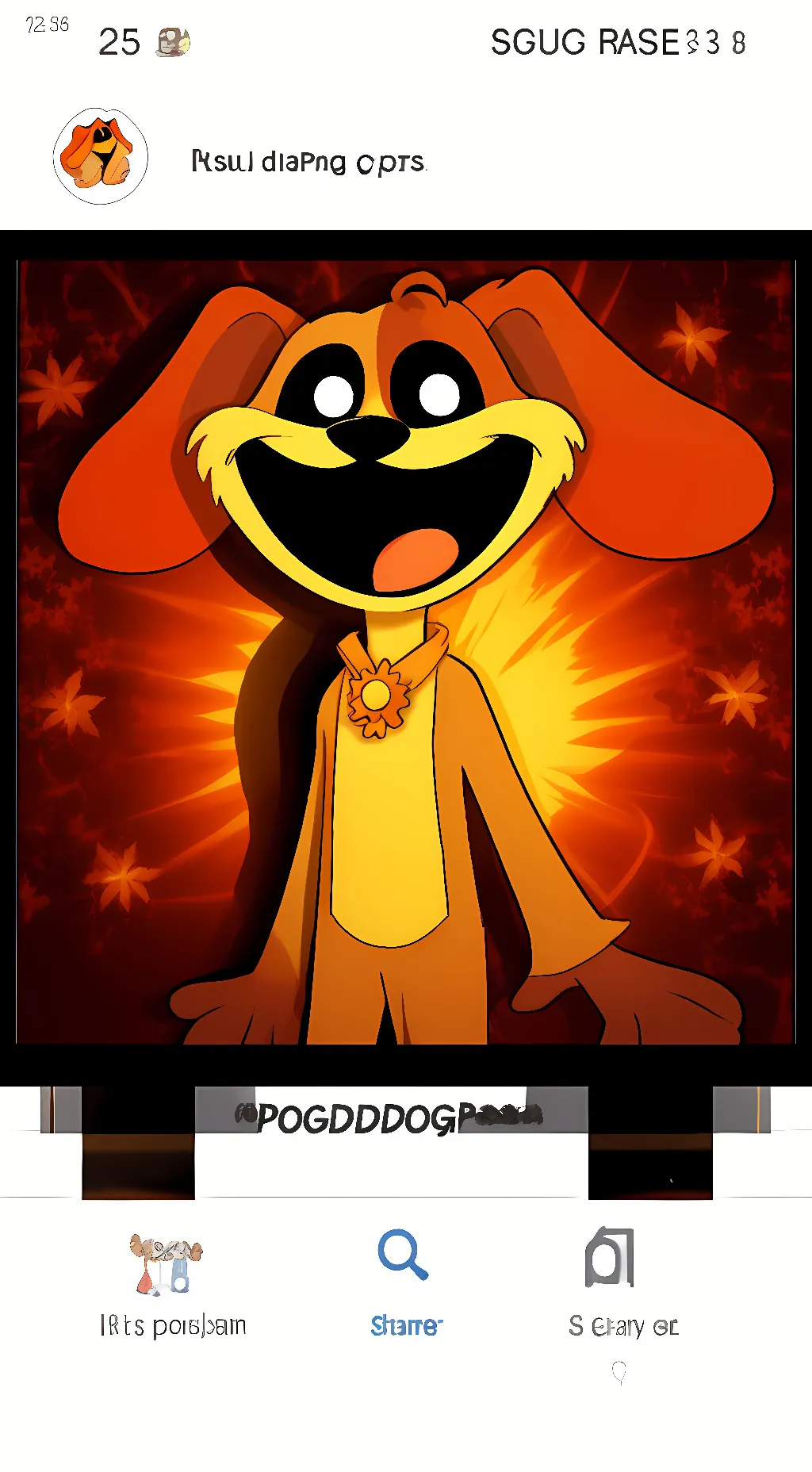 ai character: Dogday background
