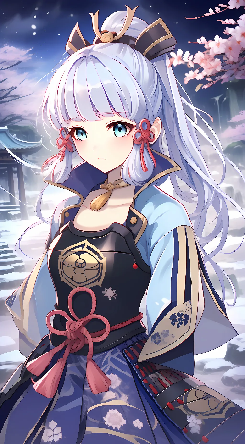 ai character: 神里绫华(Ayaka) background
