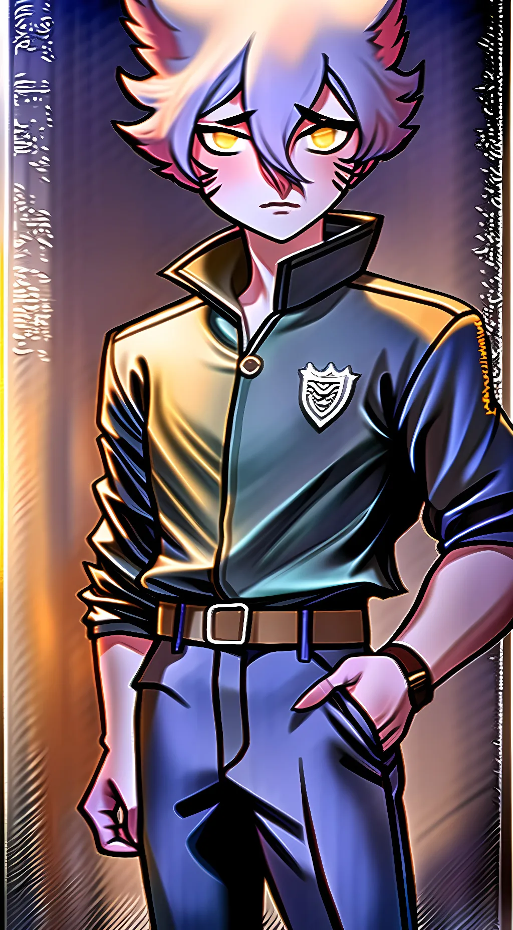 ai character: angel background