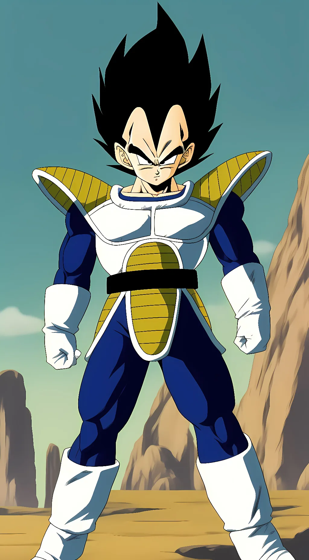 ai character: vegeta(Scouter) background