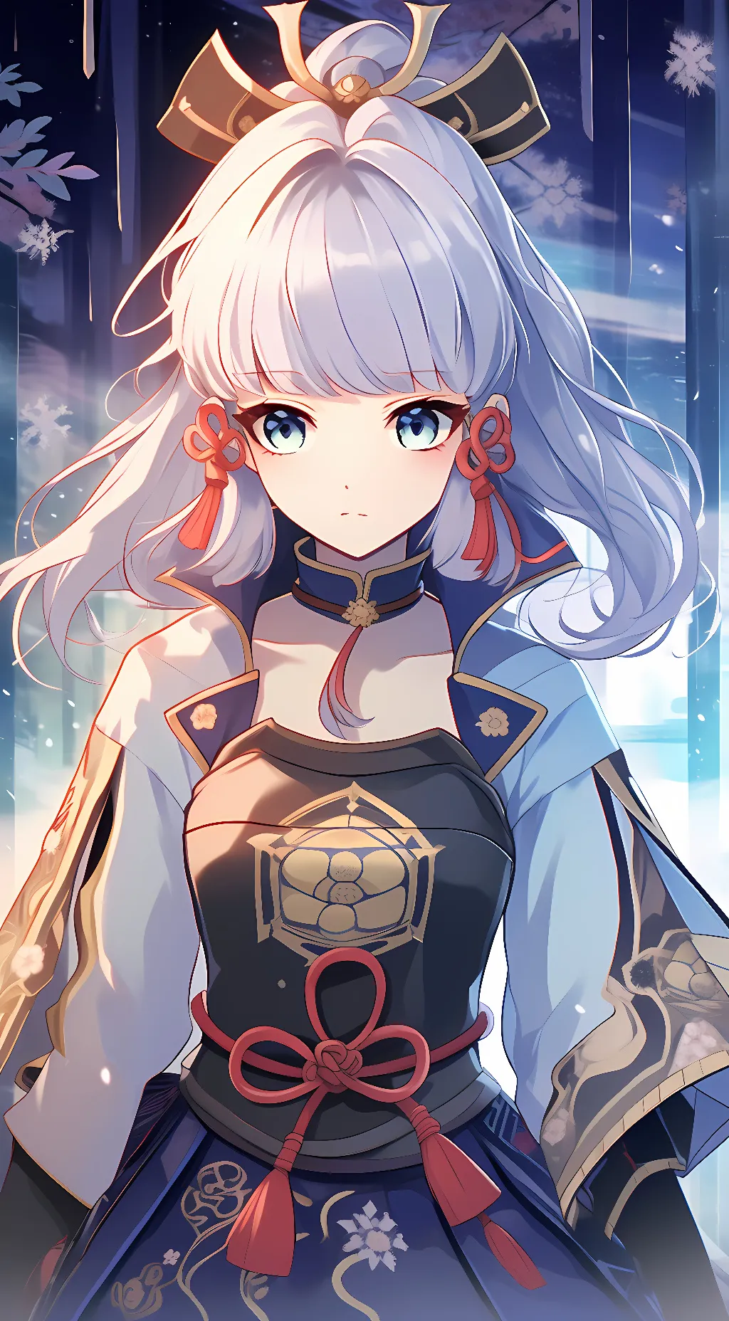 ai character: 神里绫华(Ayaka) background