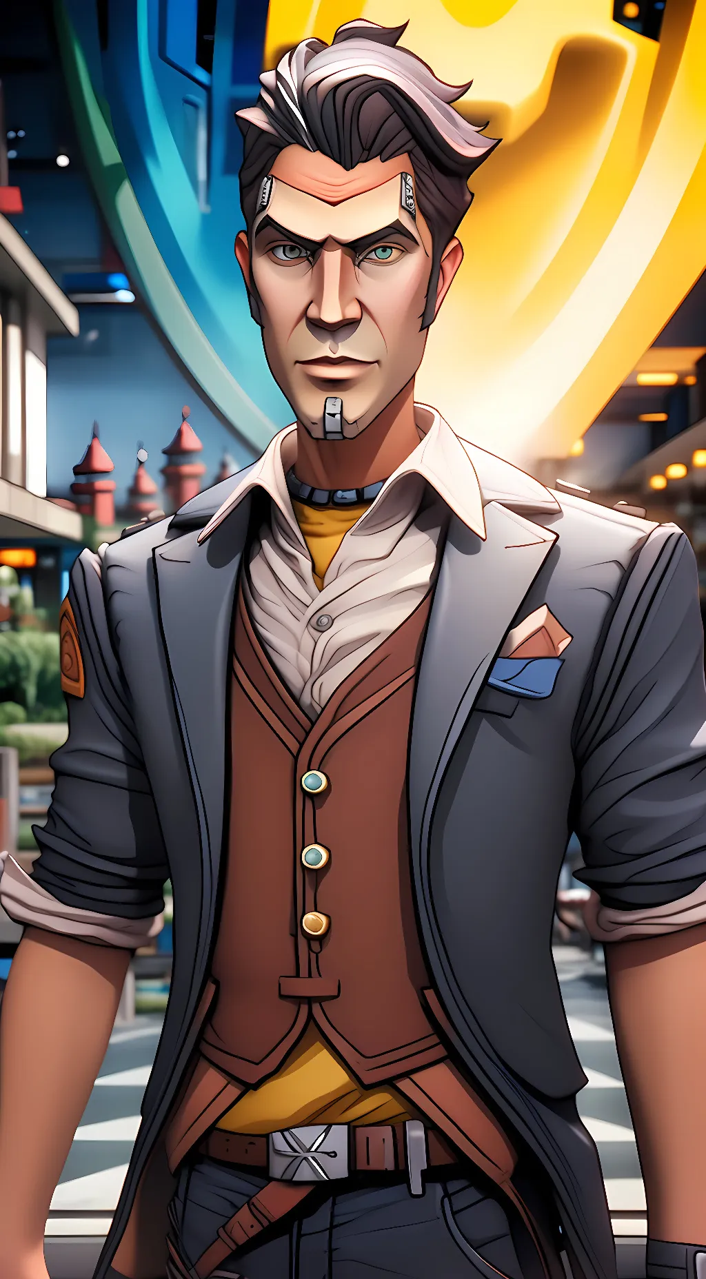 ai character: Handsome Jack background