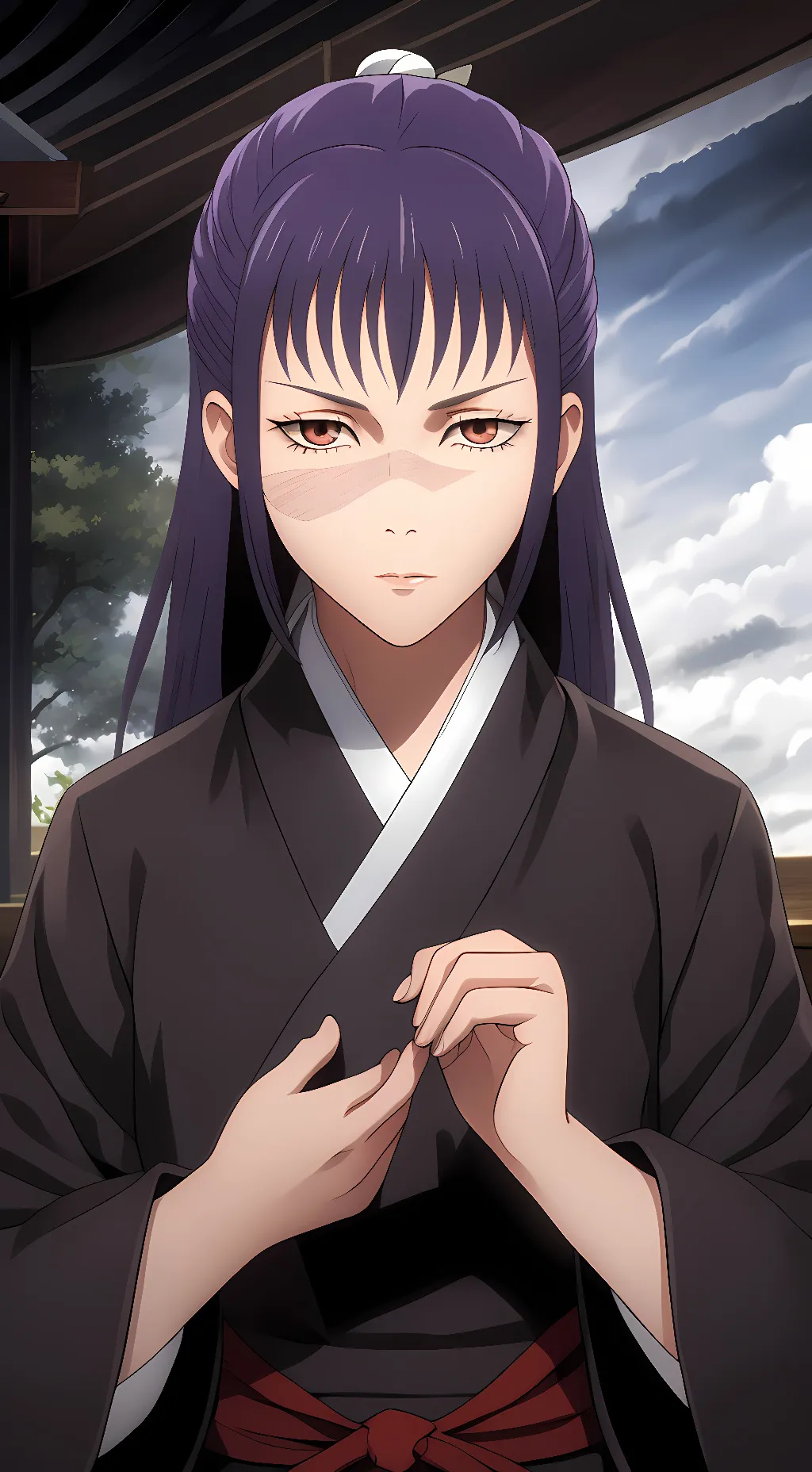 ai character: Iori Utahime background