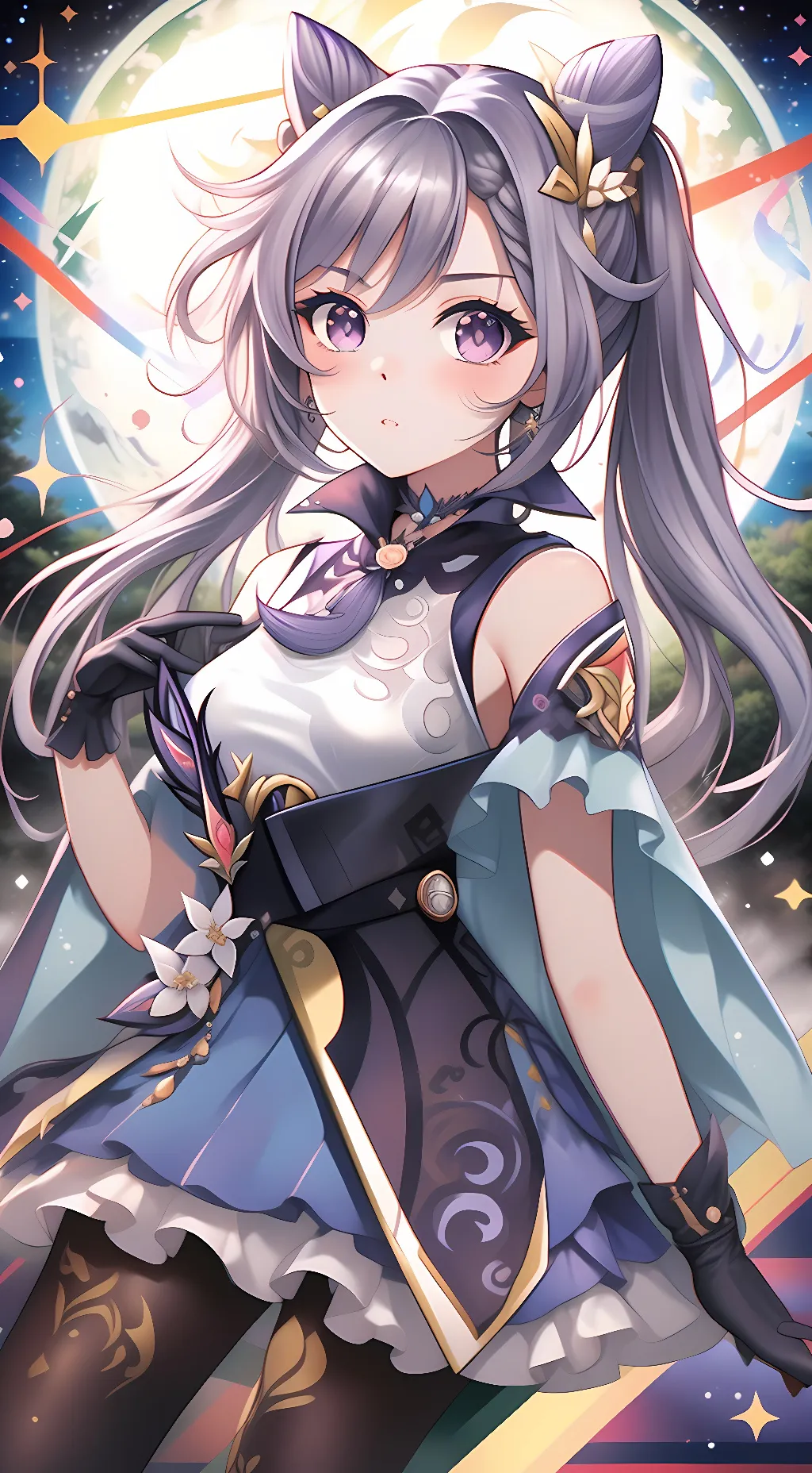 ai character: 刻晴(KeQing) background