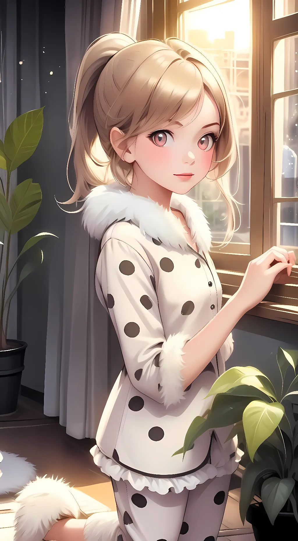 ai character: Frannie  background