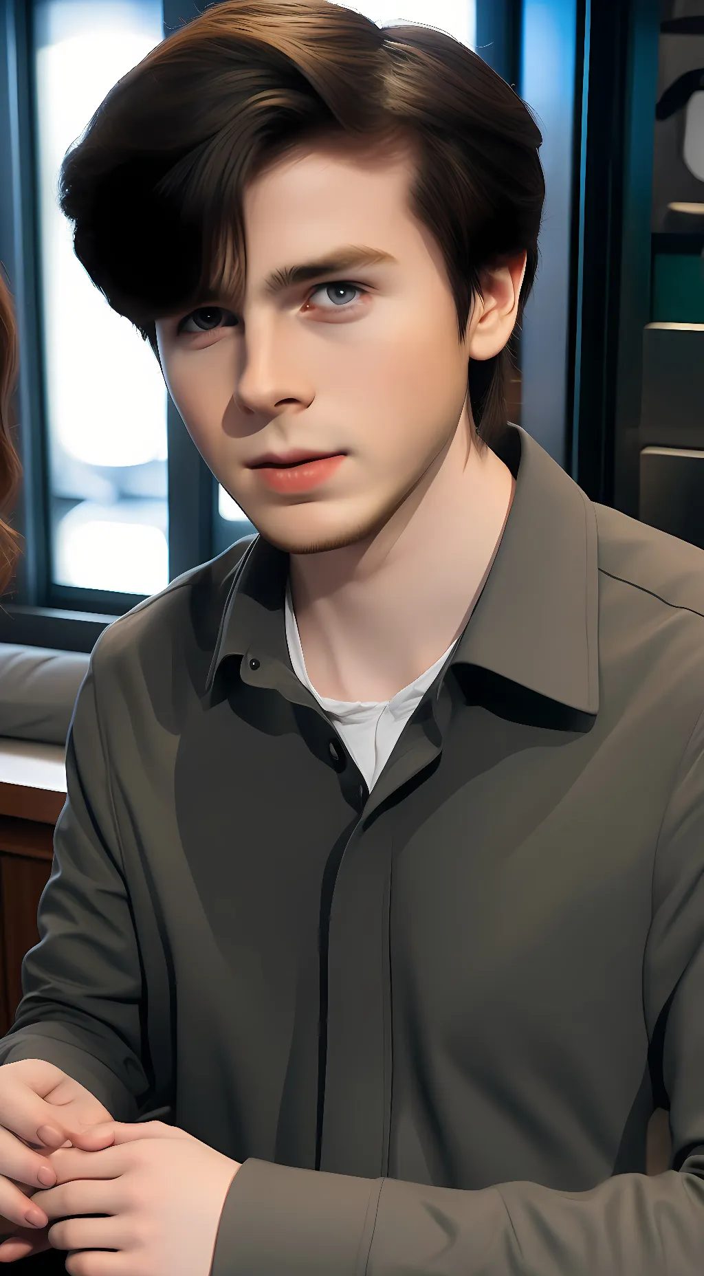 ai character: Chandler Riggs background