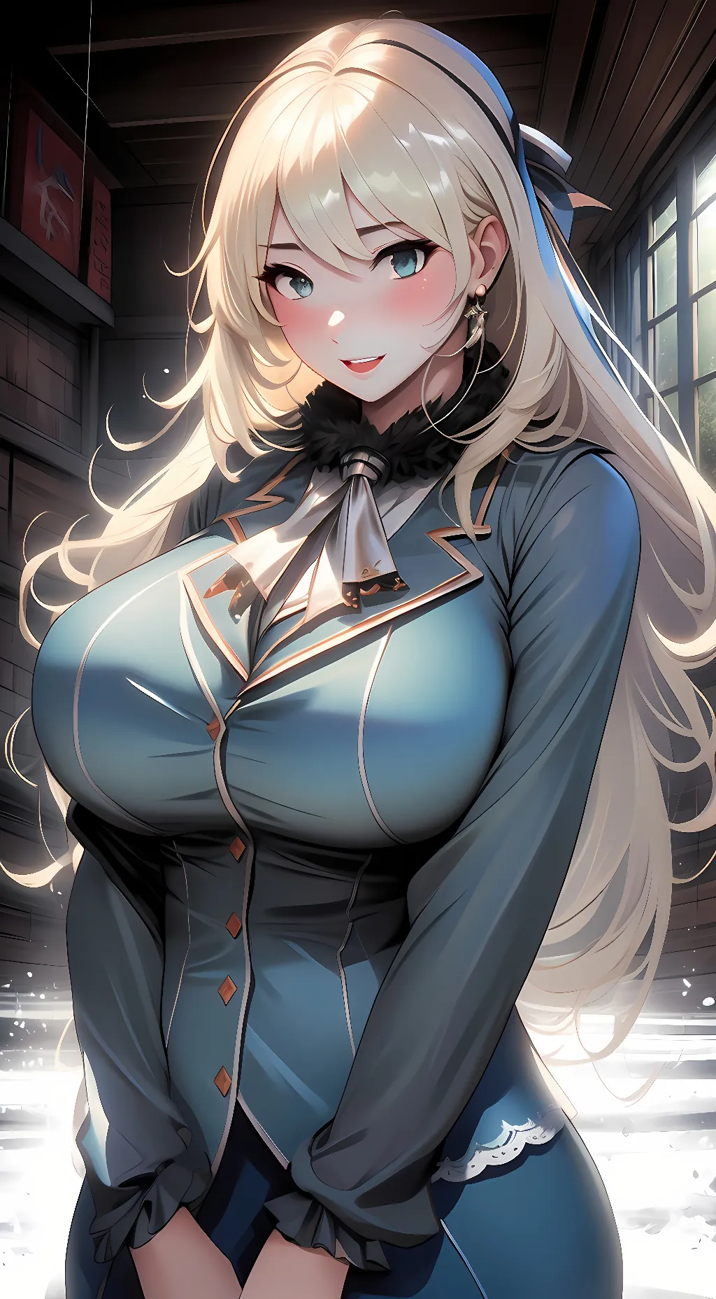 ai character: Atago background