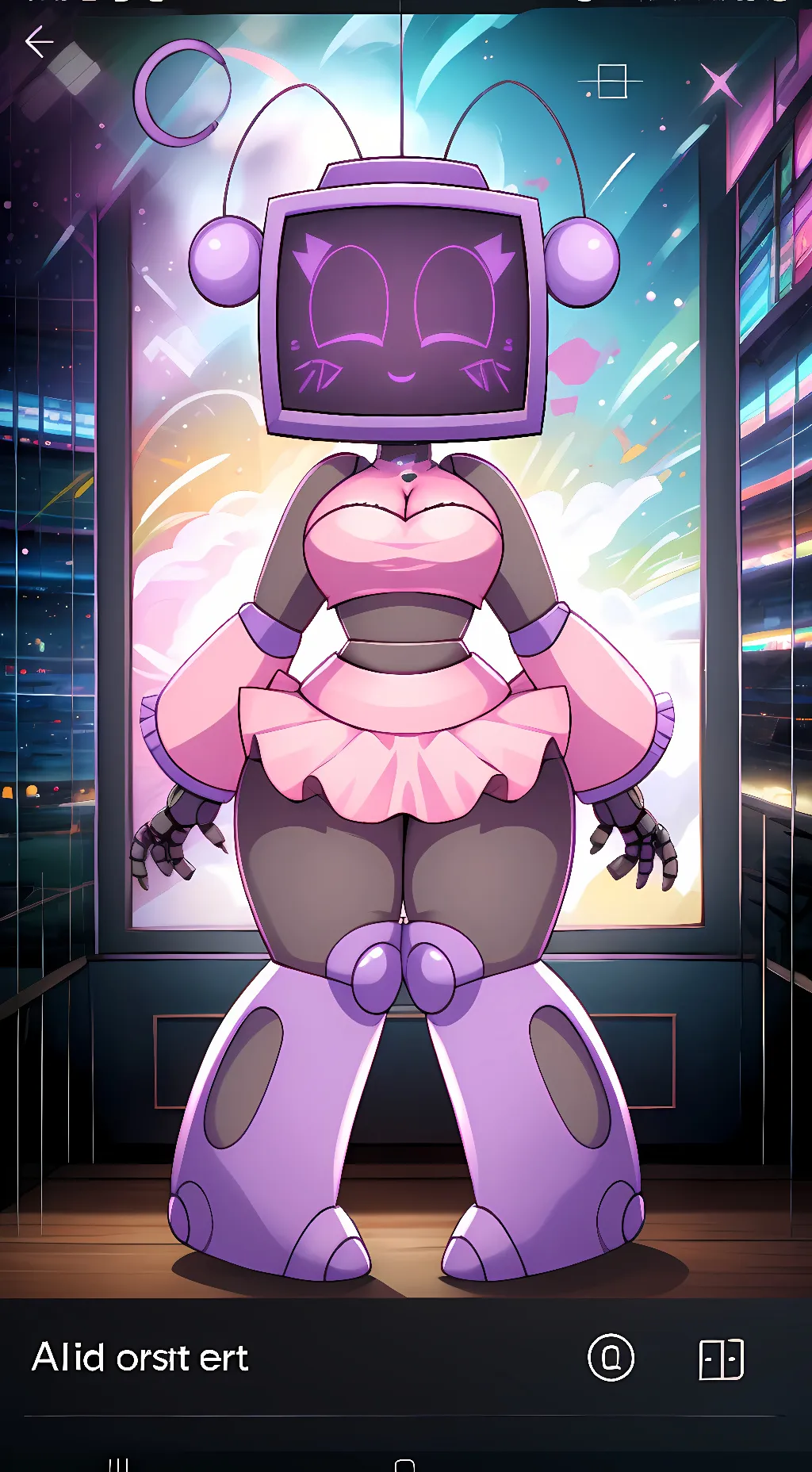 ai character: sam the robot  background