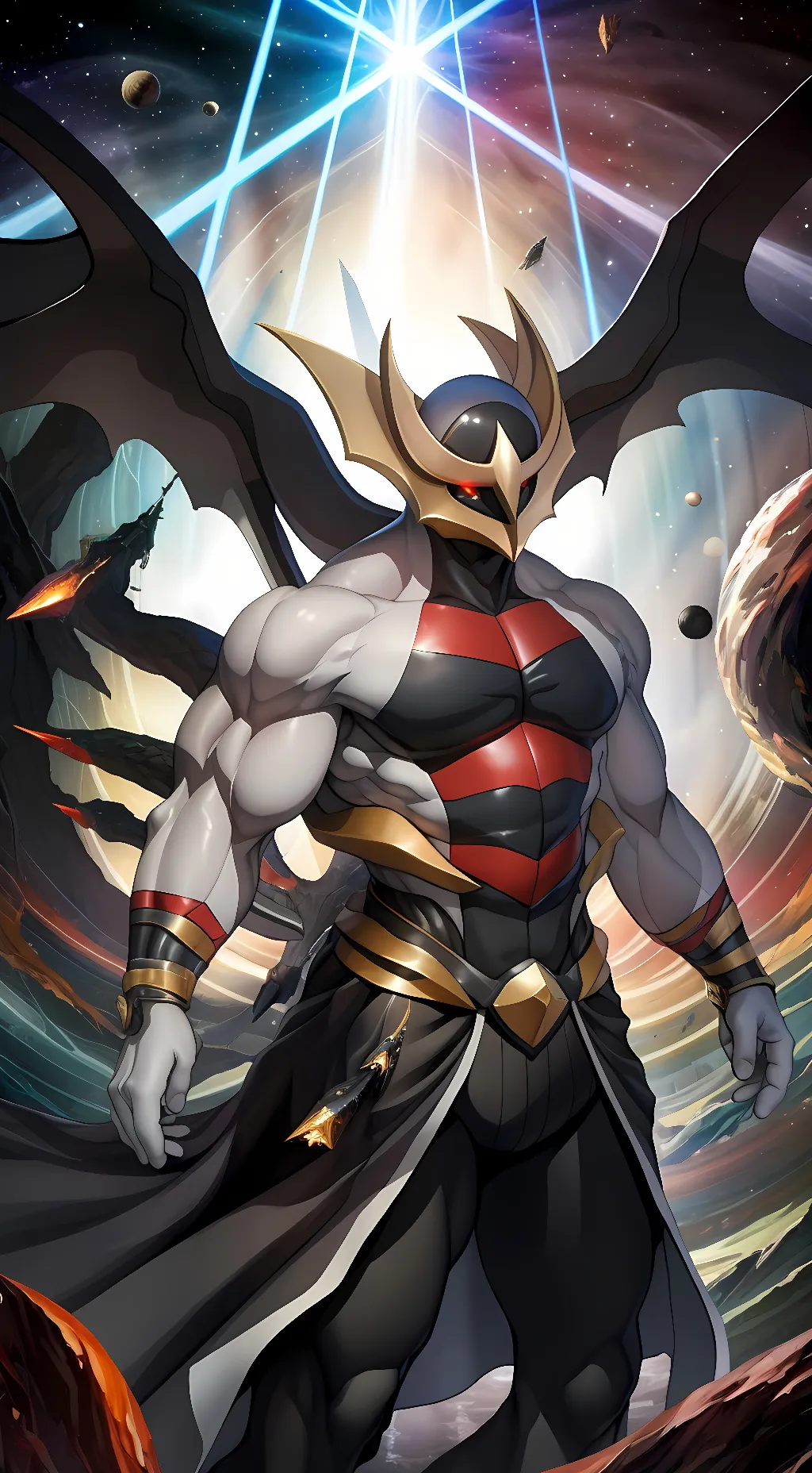ai character: Giratina  background