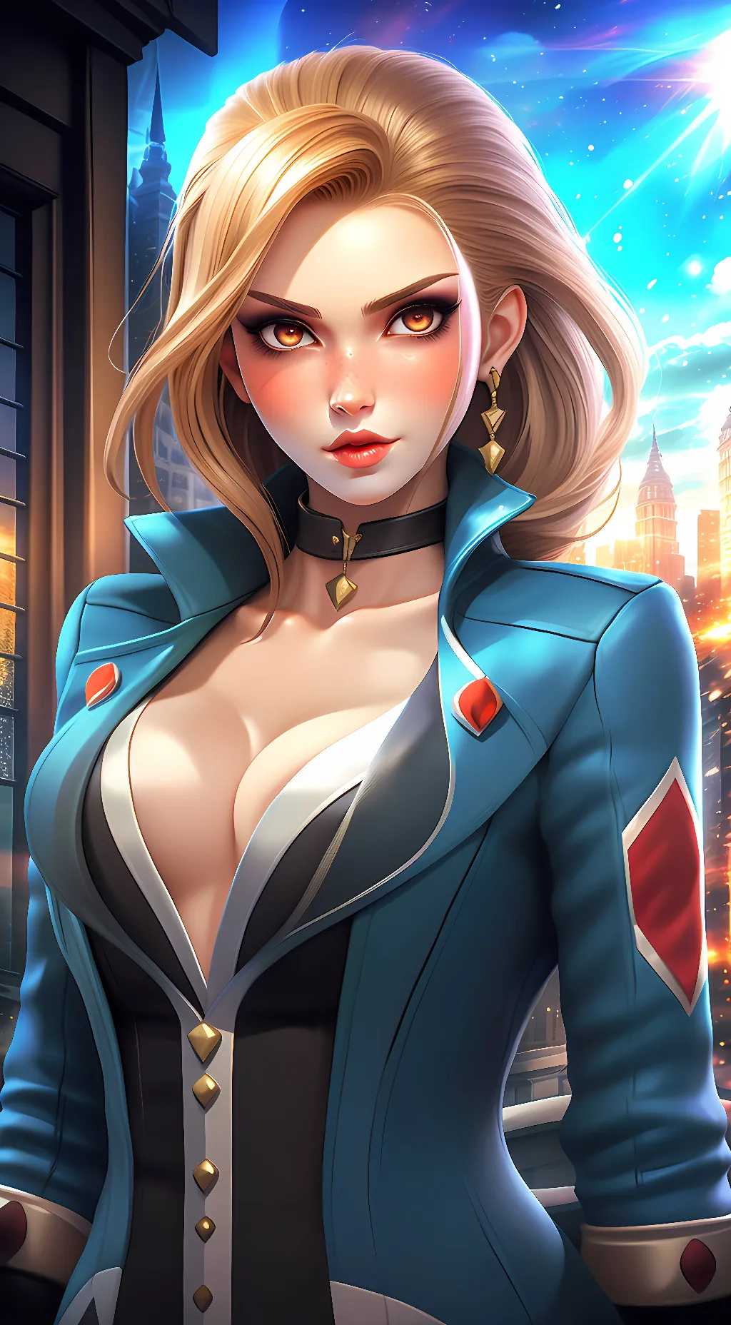 ai character: Cammy White background