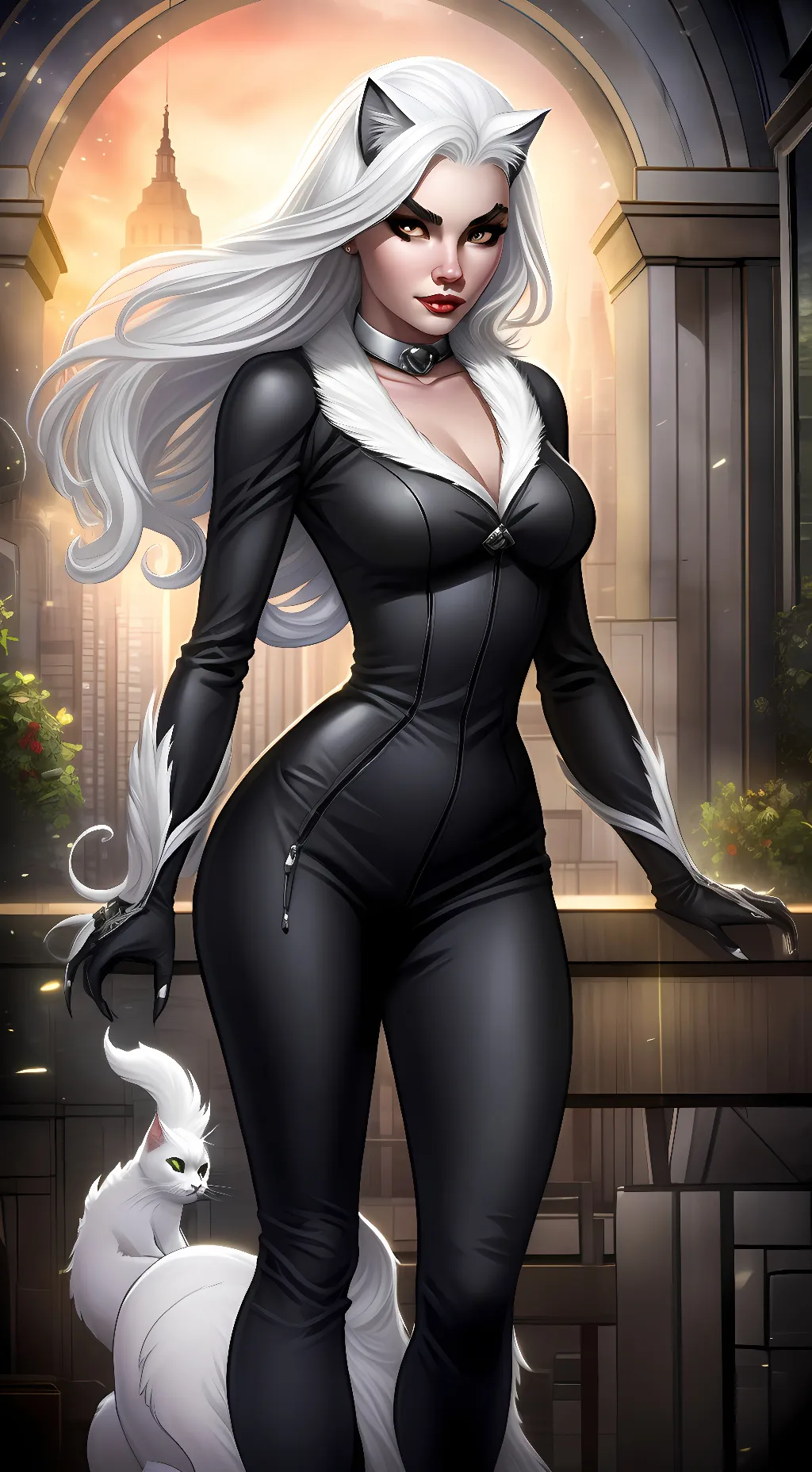 ai character: Black Cat background