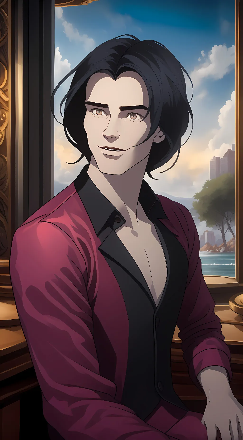 ai character: Bram background