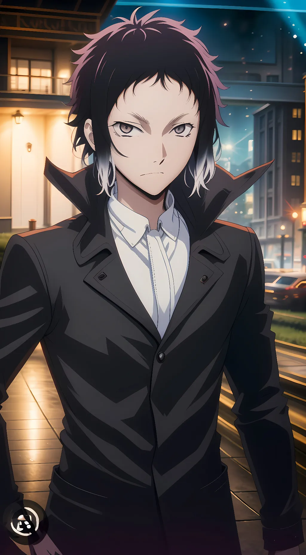 ai character: Akutagawa  background
