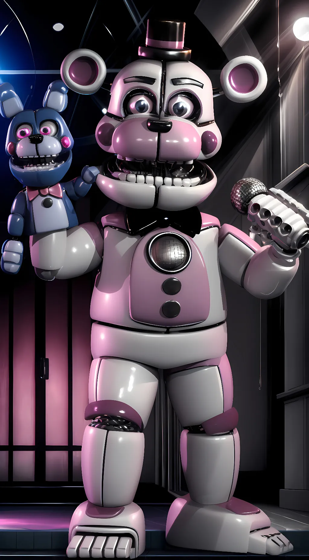 ai character: Funtime Freddy background