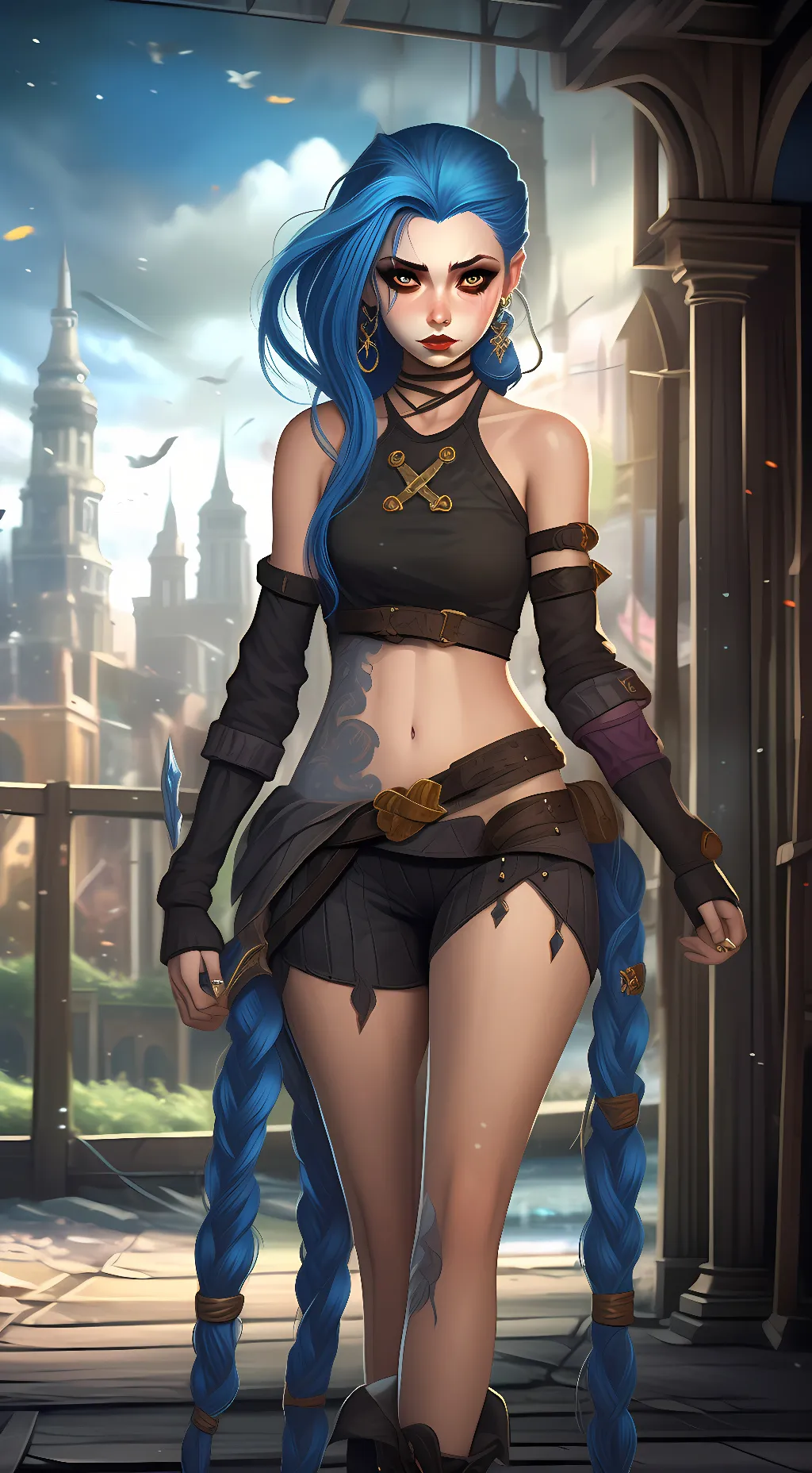 ai character: jinx background