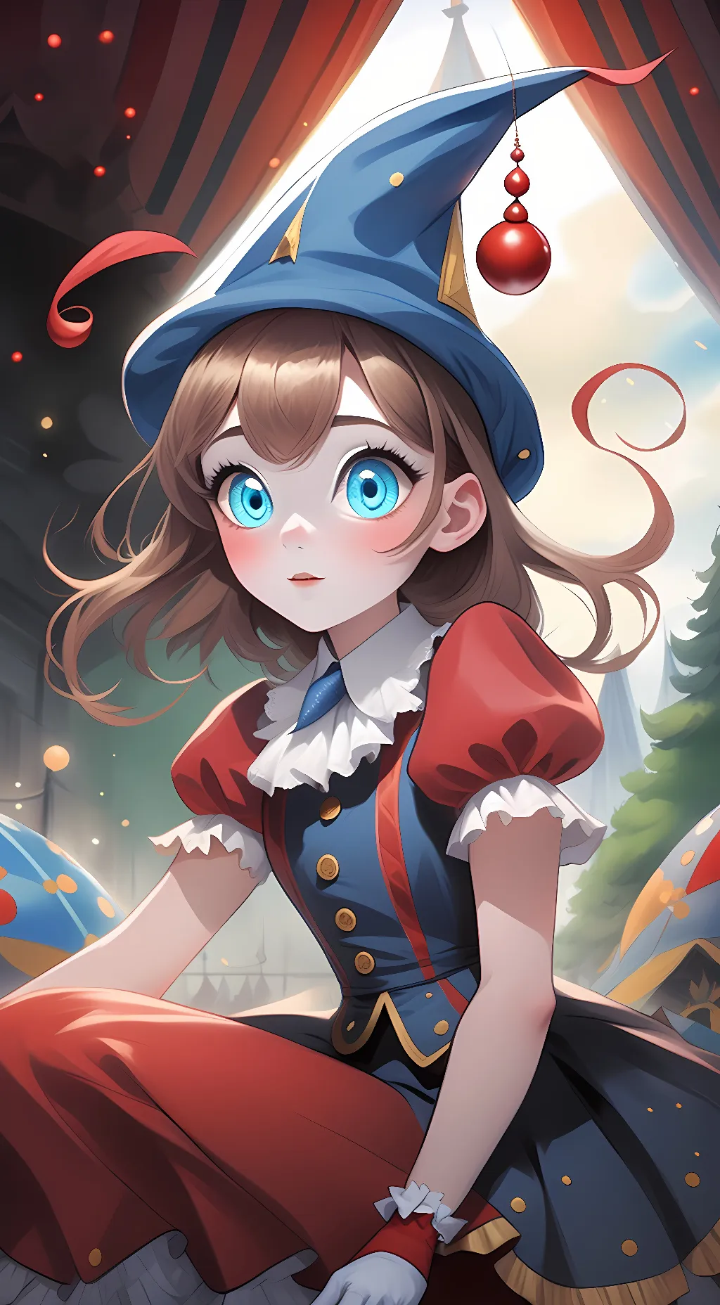 ai character: Pomni background