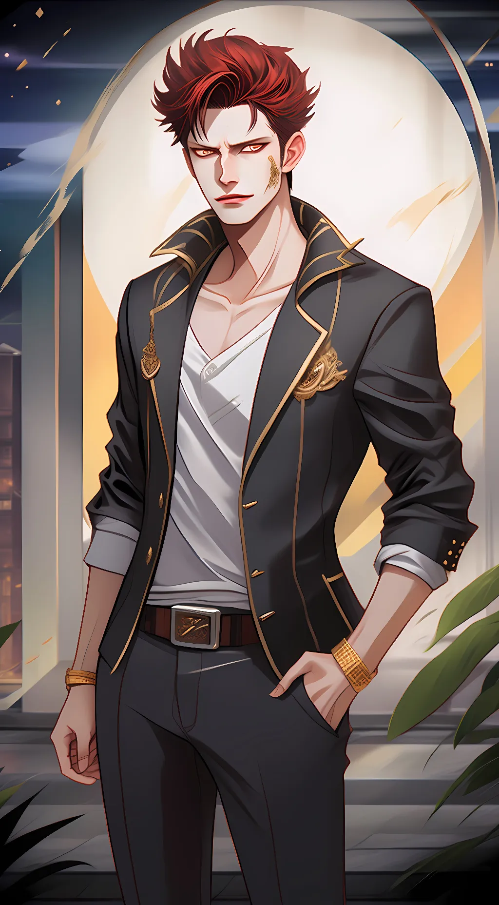 ai character: 'Captain' Kid background