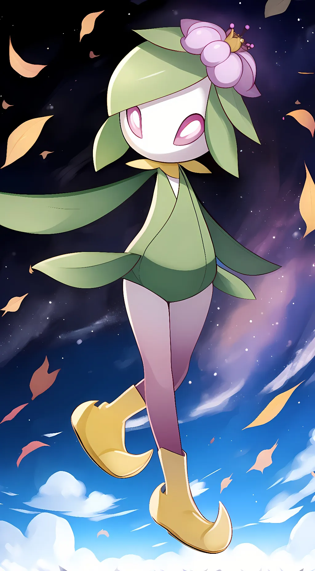 ai character: Hisuian Lilligant background