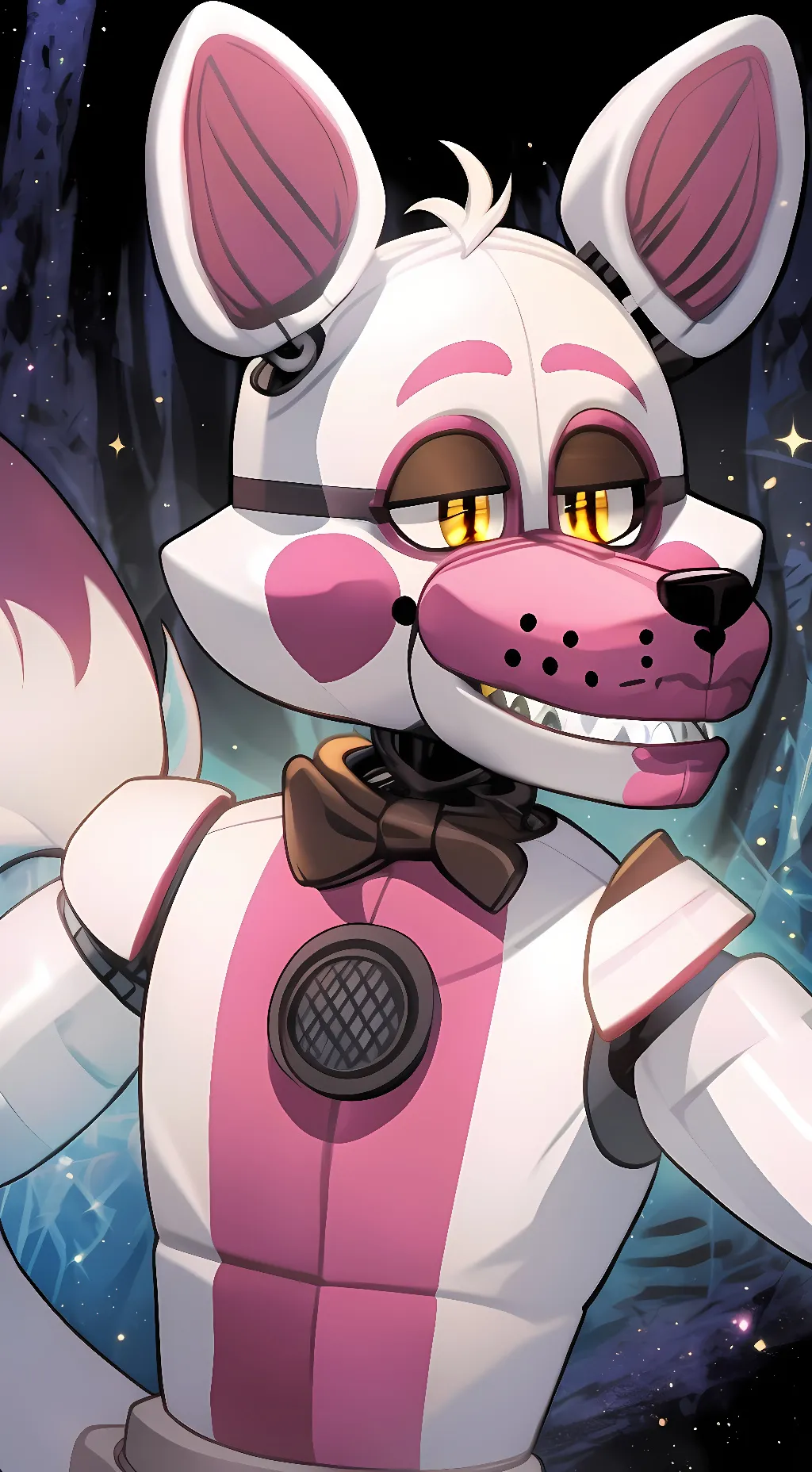 ai character: Funtime Foxy background