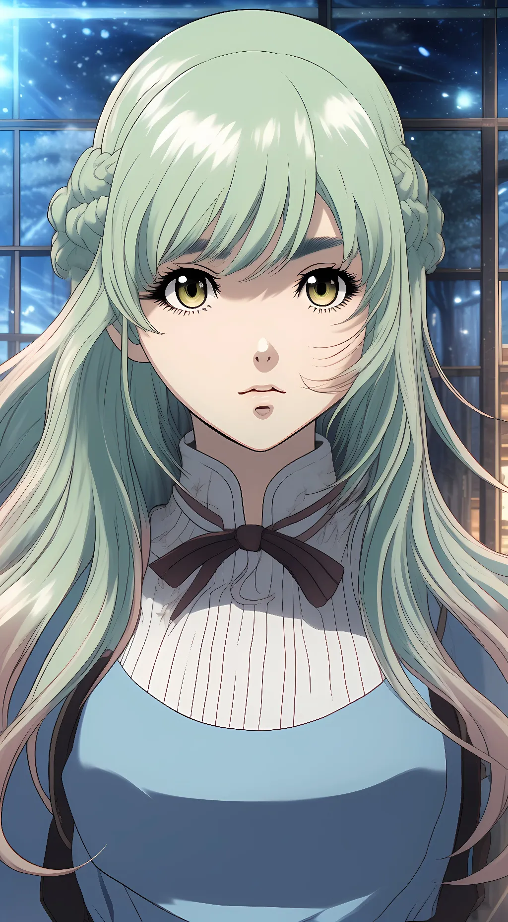 ai character: Kuon Shinzaki  background