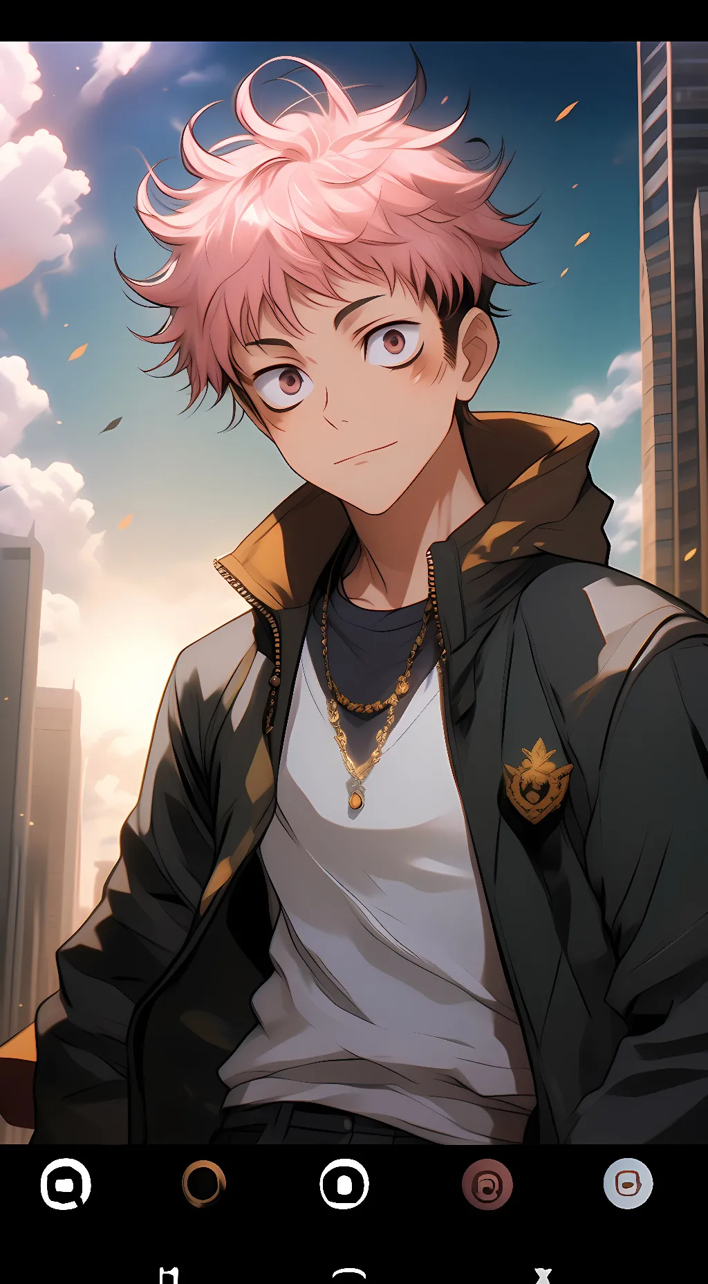 ai character: Yuji Itadori background