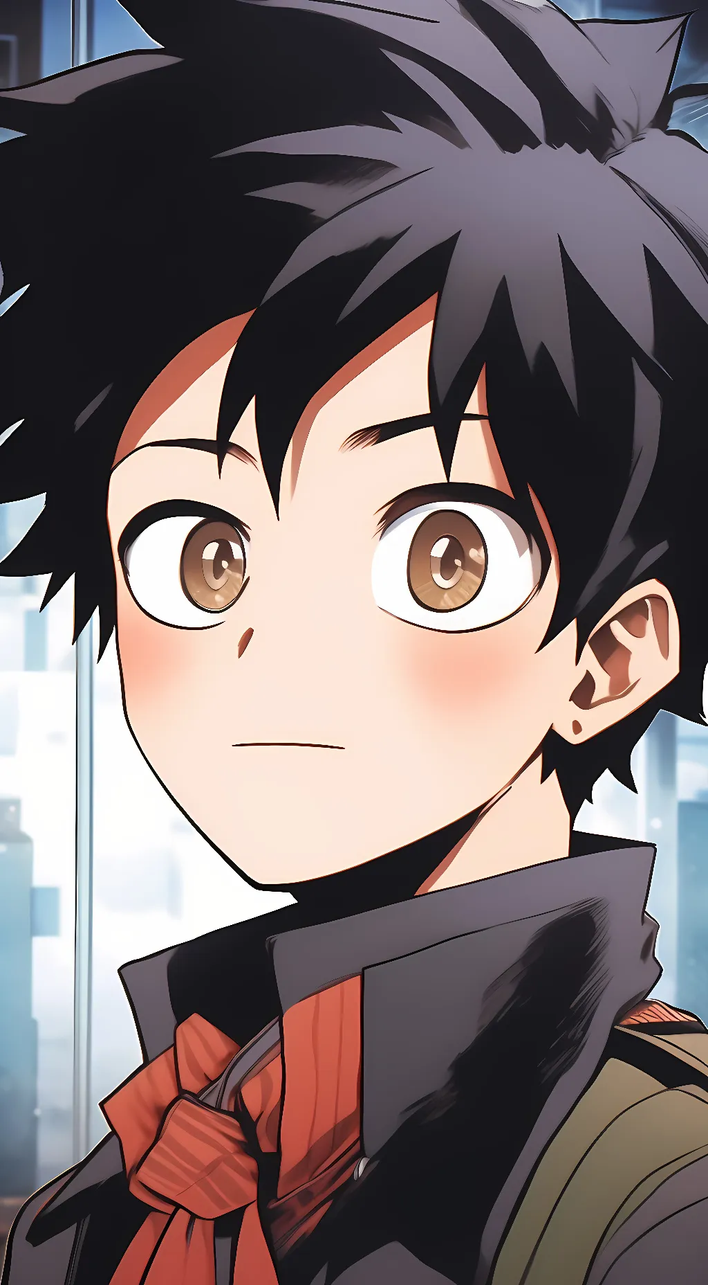 ai character: deku background