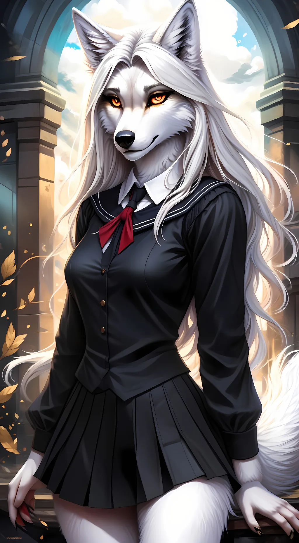 ai character: Vix background