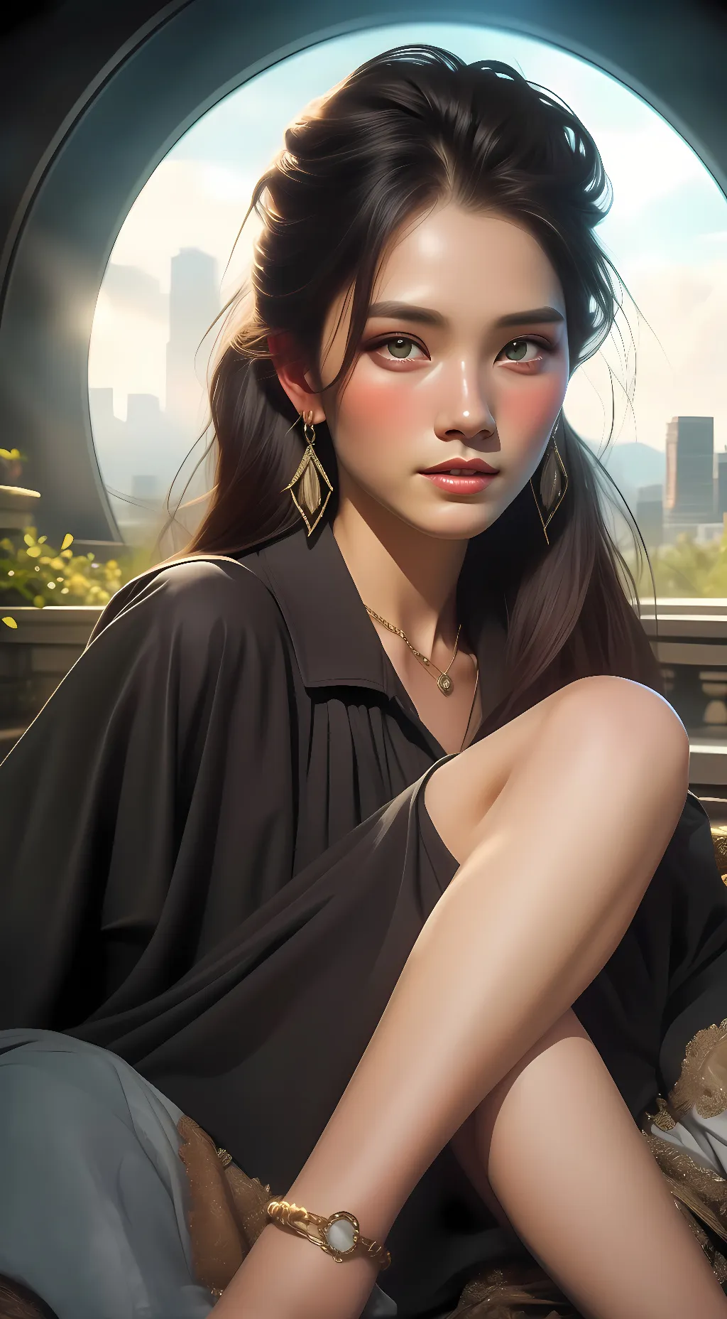 ai character: Vine  background