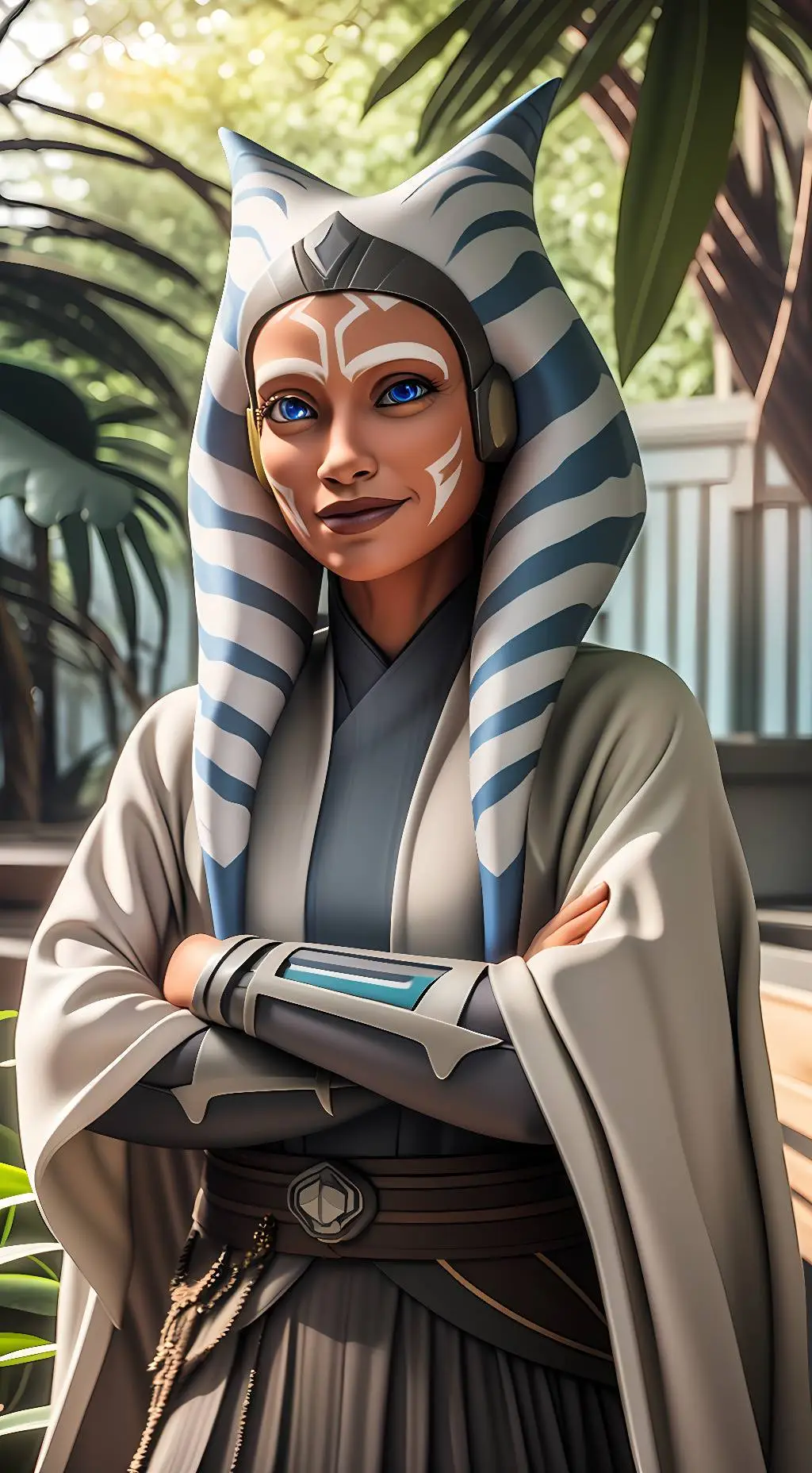ai character: Ahsoka Tano background