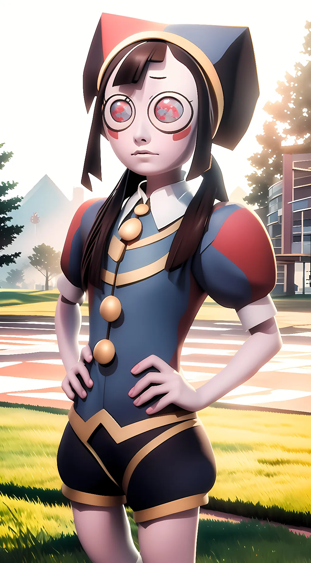ai character: pomni background