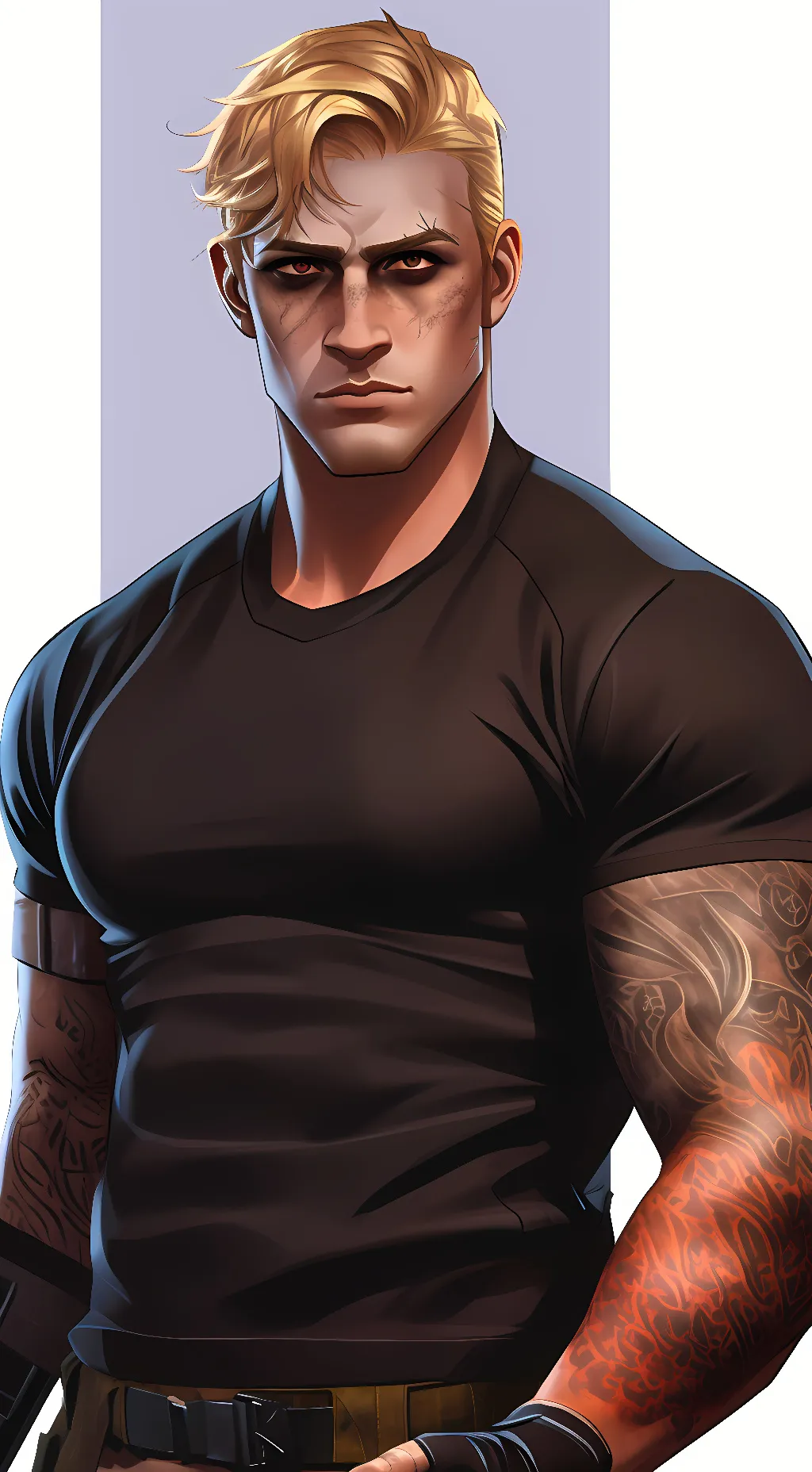 ai character: Simon Ghost Riley background