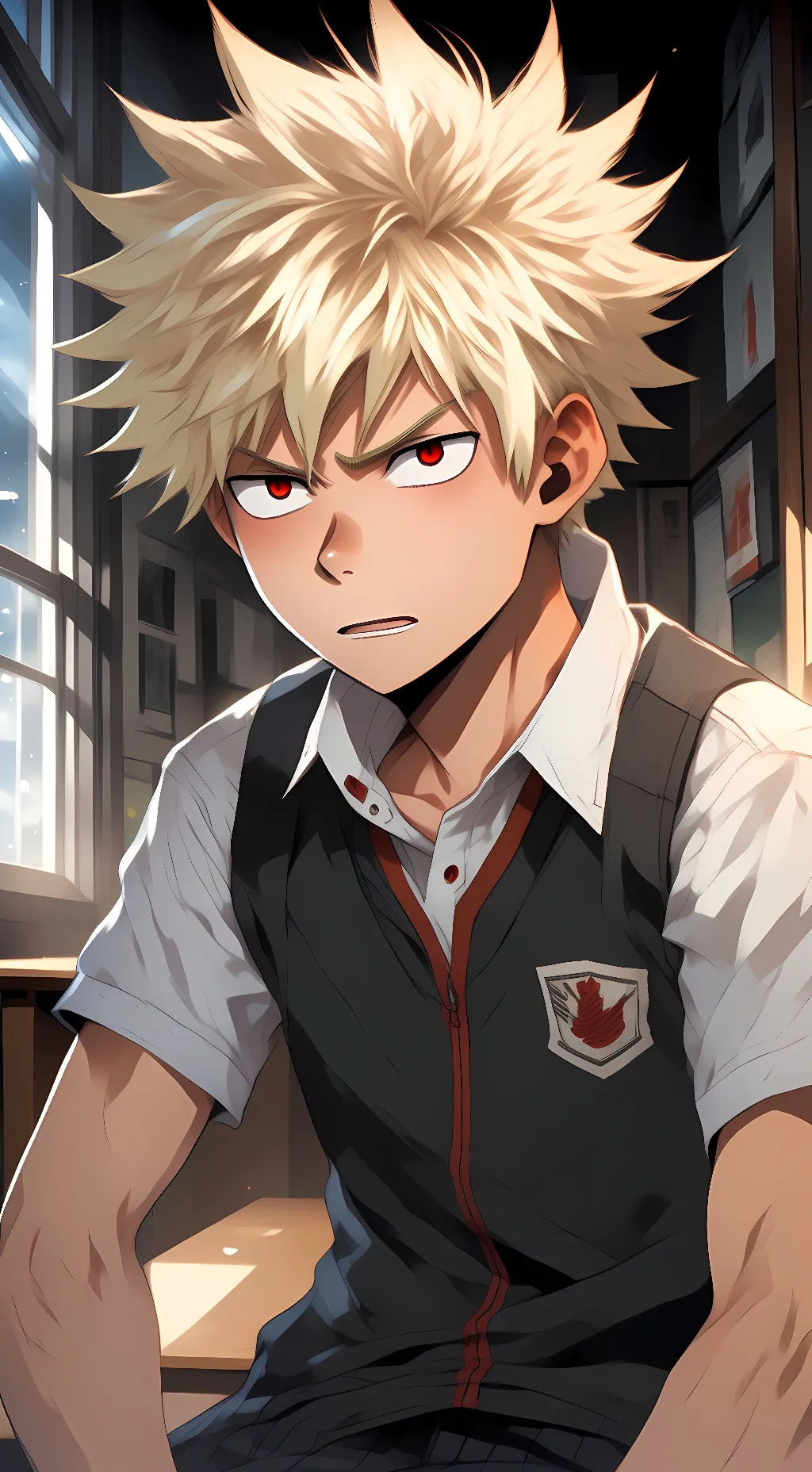 ai character: ~Bakugo Katsuki~ background