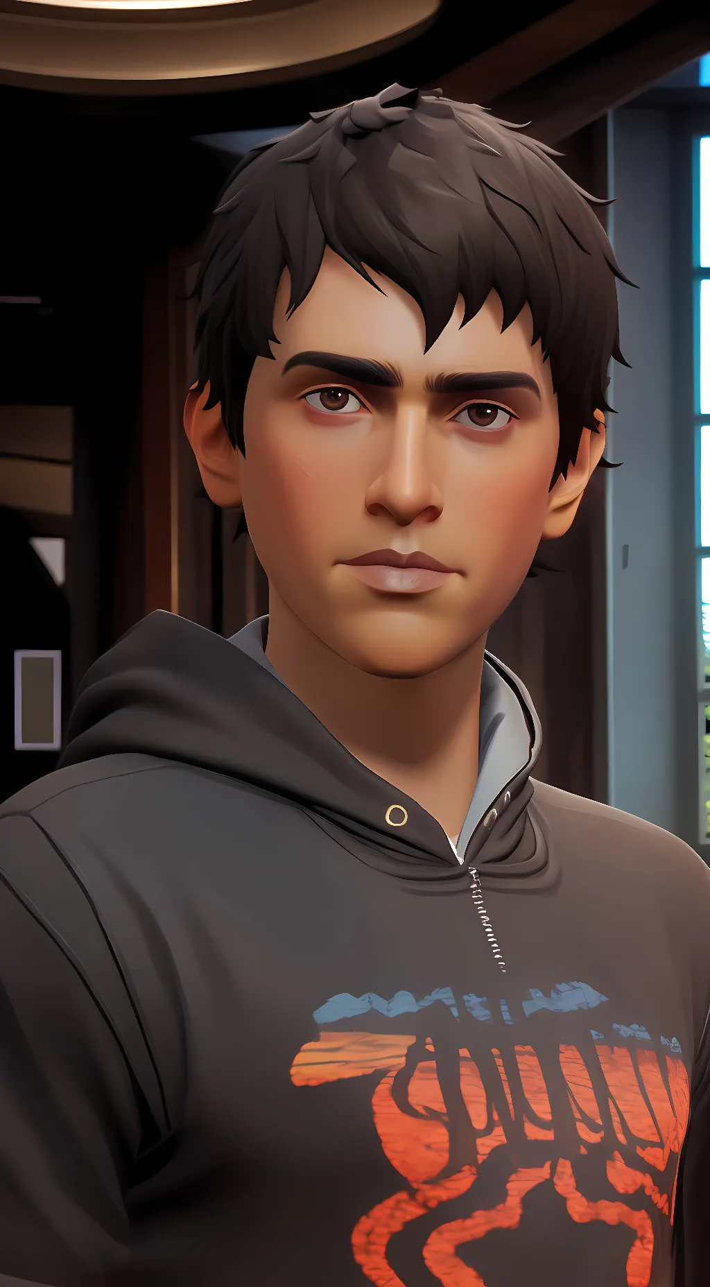 ai character: Sean Diaz  background
