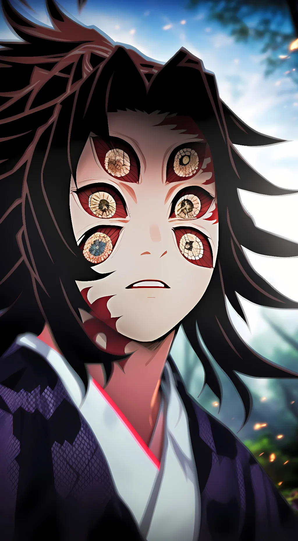 ai character: kokushibo  background