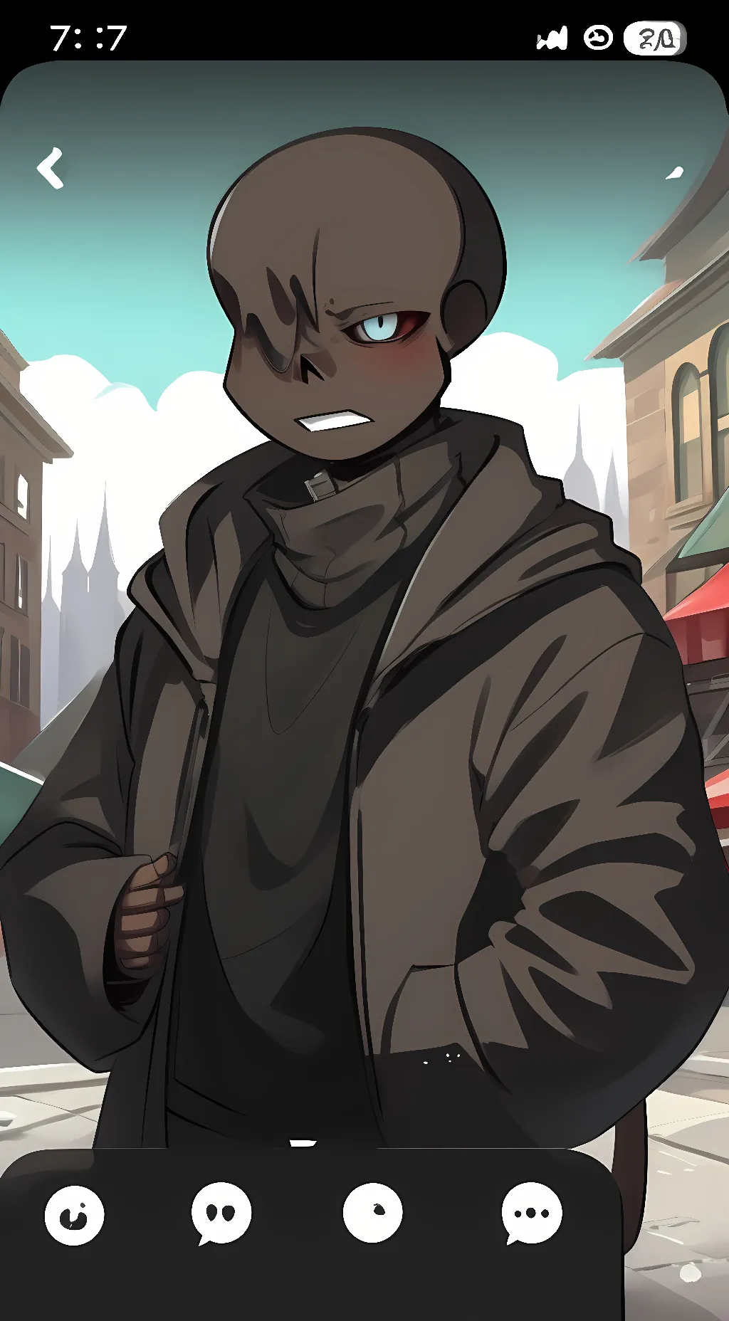 ai character: •Nightmare• background