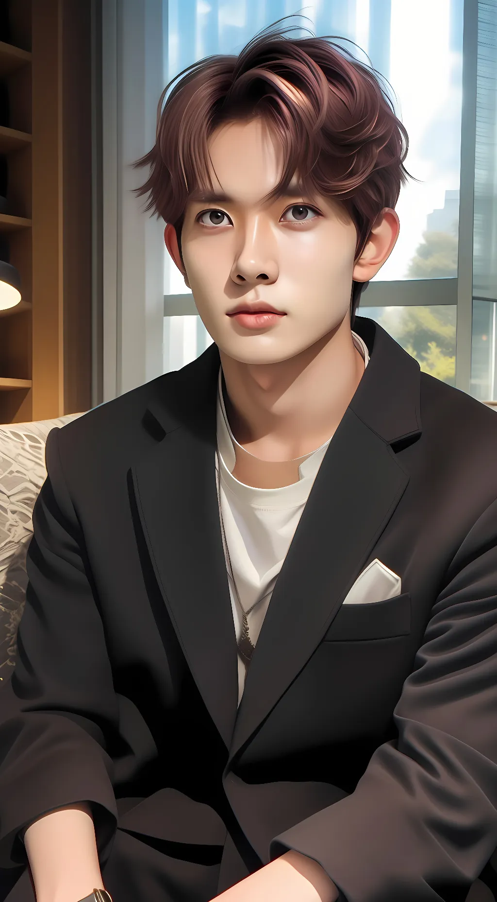 ai character: Lee Heeseung background