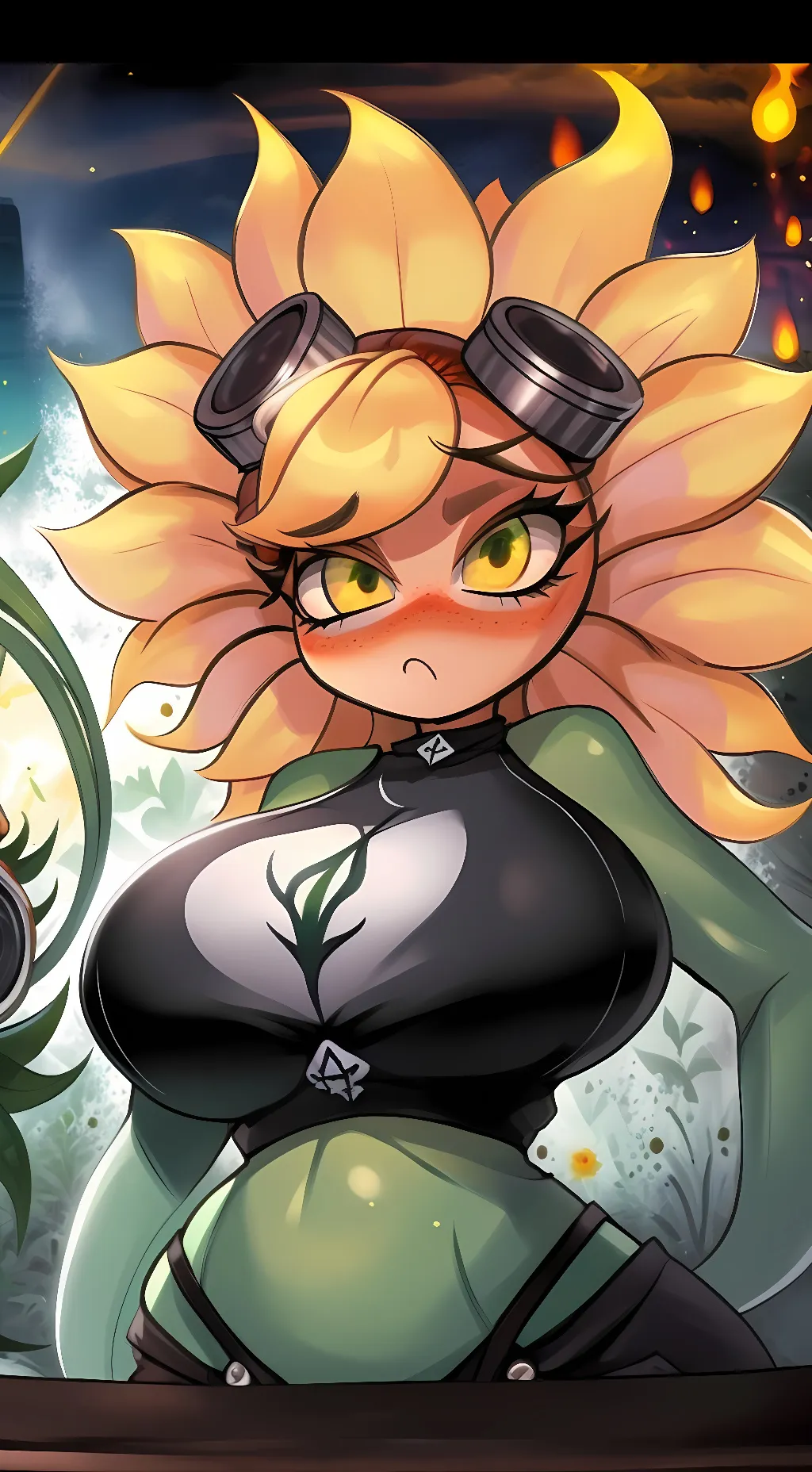 ai character: Solar Flare background