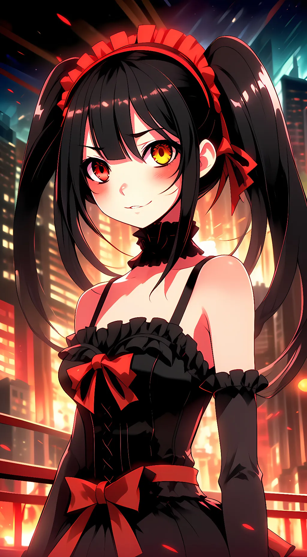 ai character: Kurumi background